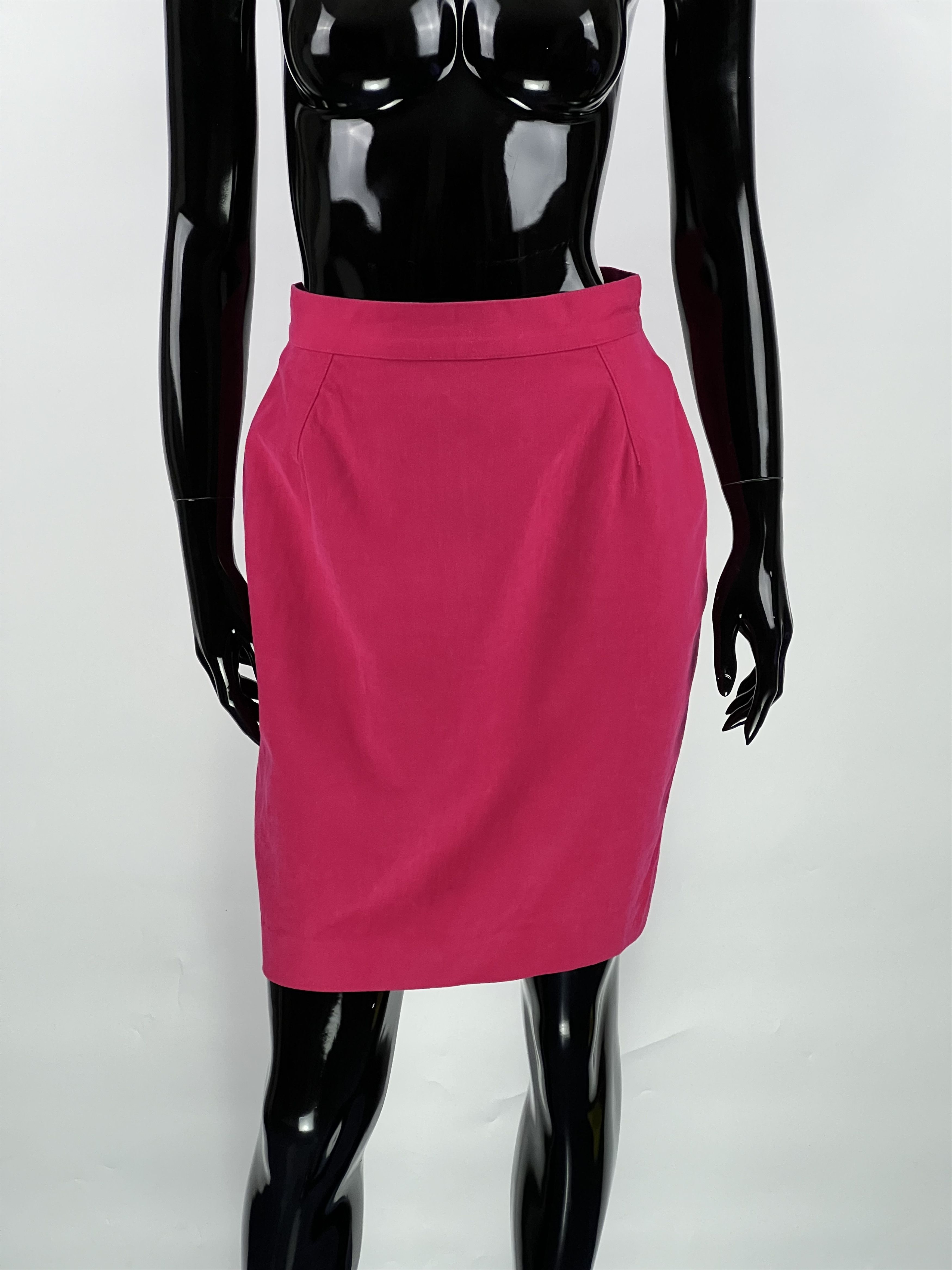 Thierry Mugler Thierry Mugler Activ Rare Vintage 80s Pink Skirt Size IT42 Size 28" / US 6 / IT 42 - 1 Thumbnail