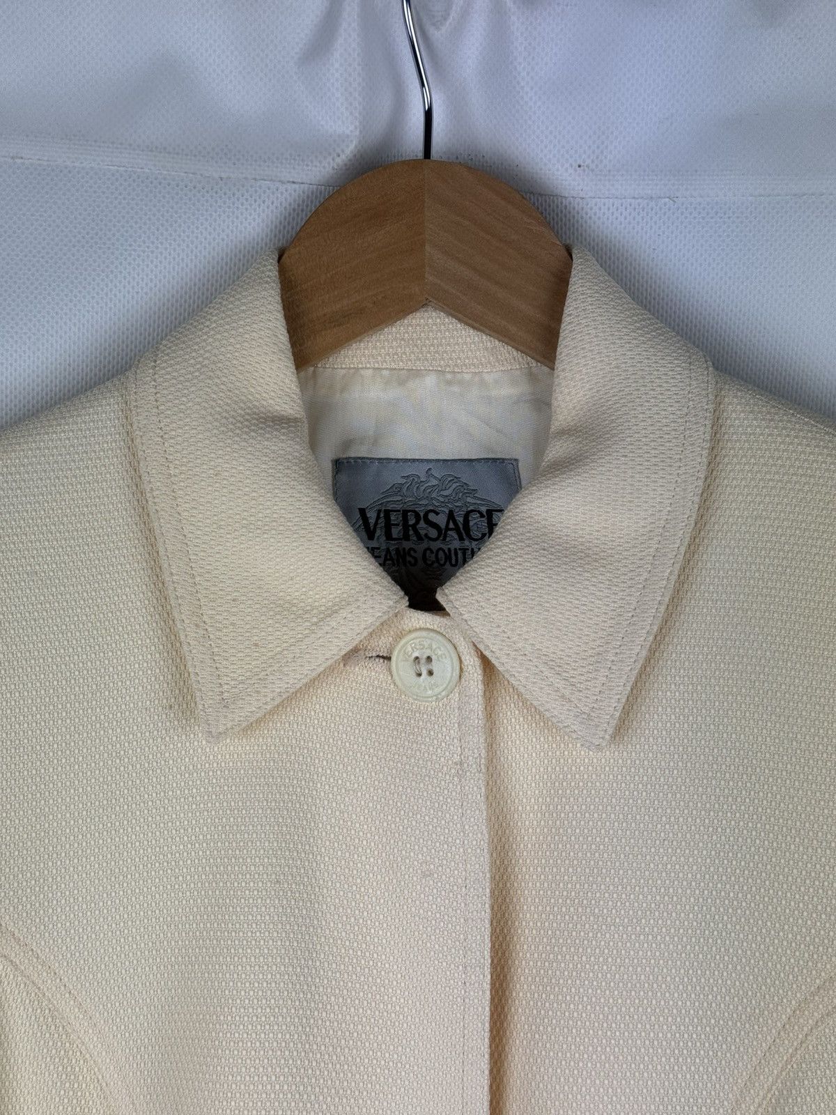 Versace Jeans Couture Versace Jeans Couture Vintage Ladies Viscose Blazer Jacket Size XS / US 0-2 / IT 36-38 - 6 Thumbnail
