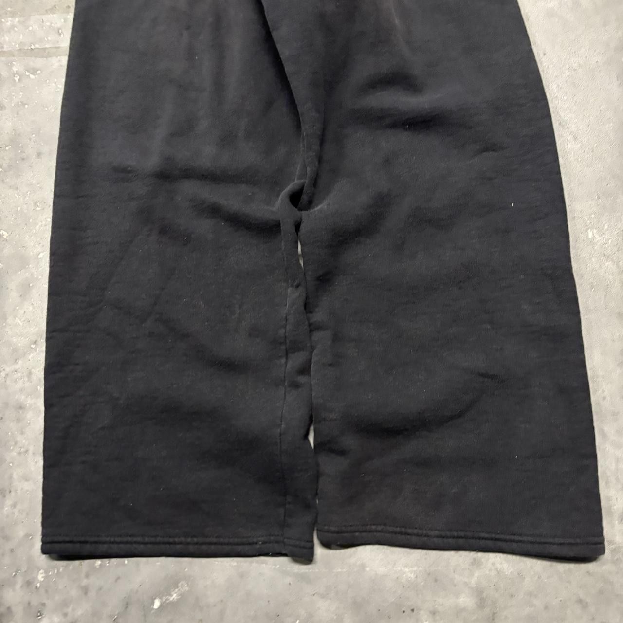 Japanese Brand × Vintage Crazy Vintage Y2K/2000s Black Essential Sweatpants! Size US 32 / EU 48 - 5 Thumbnail