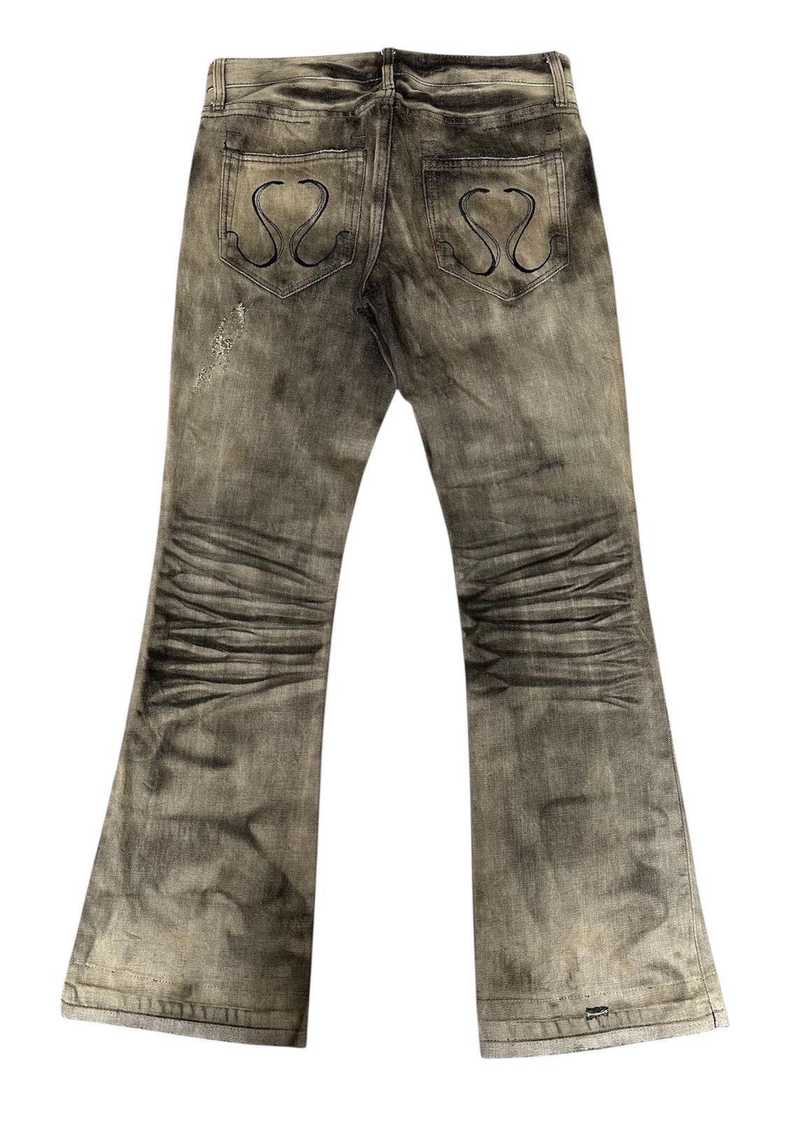 CIVARIZE Japanese Brand Civarizie Distressed Flare Denim Size US 31 - 2 Thumbnail