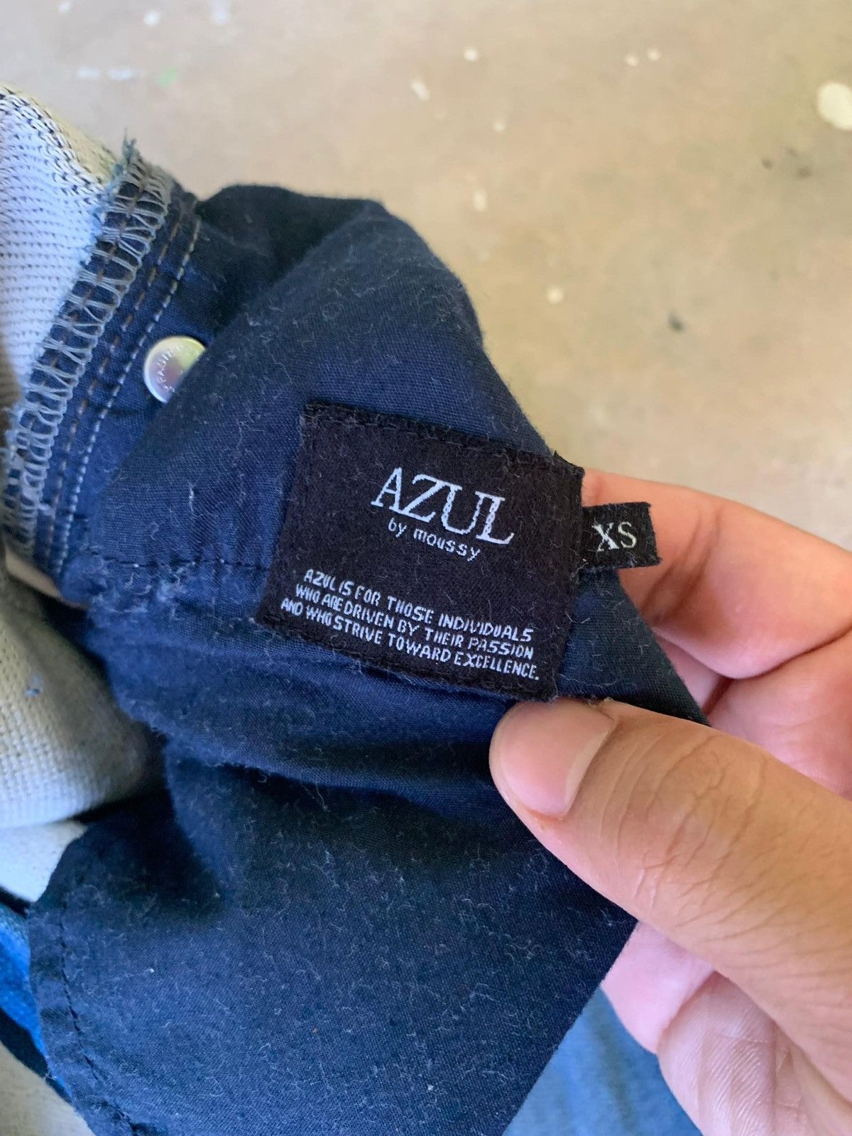 MOUSSY AZUL by Moussy Distressed Drawstring Denim Size US 28 / EU 44 - 8 Thumbnail
