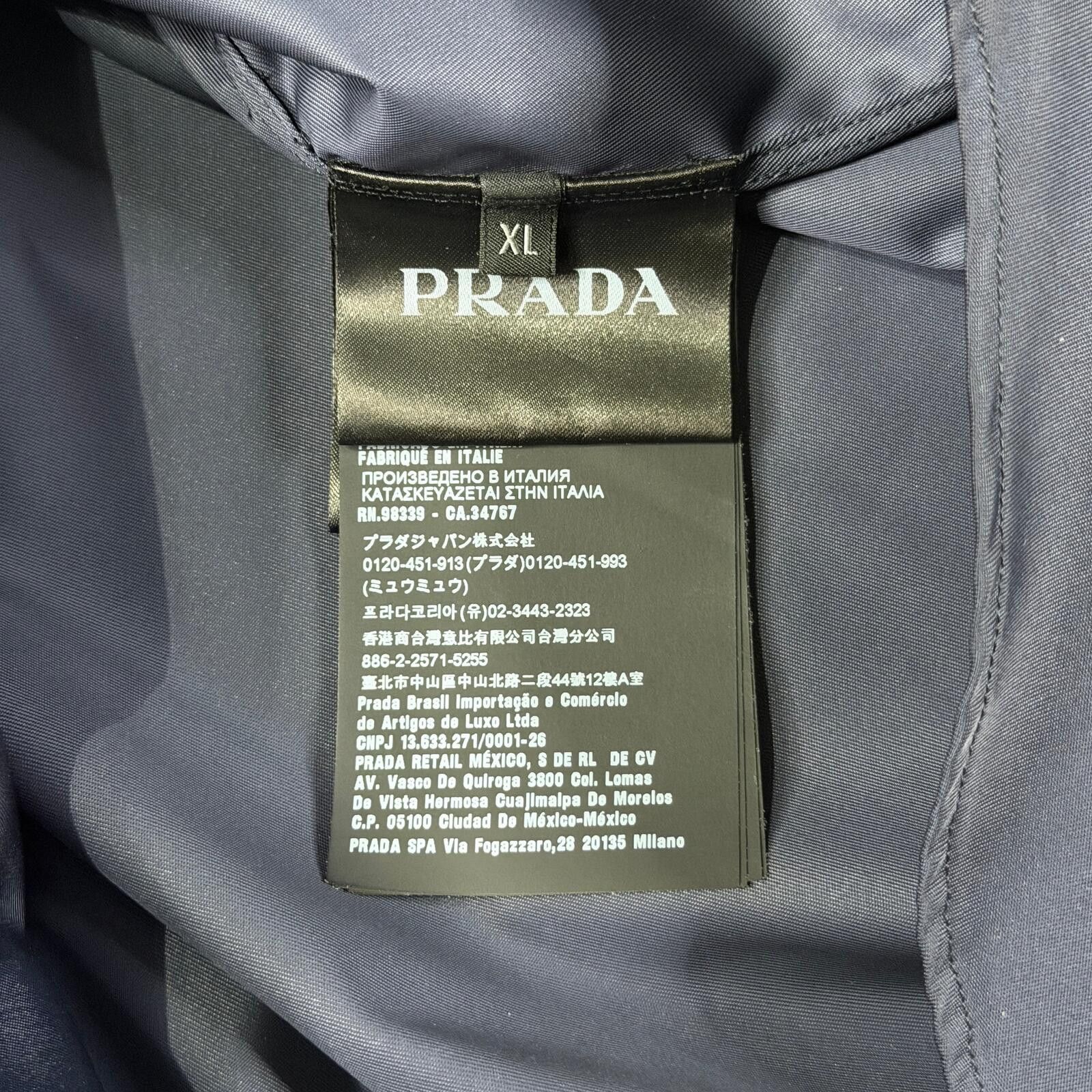 Prada Prada Re-Nylon Button Up Shirt Size US XL / EU 56 / 4 - 8 Thumbnail