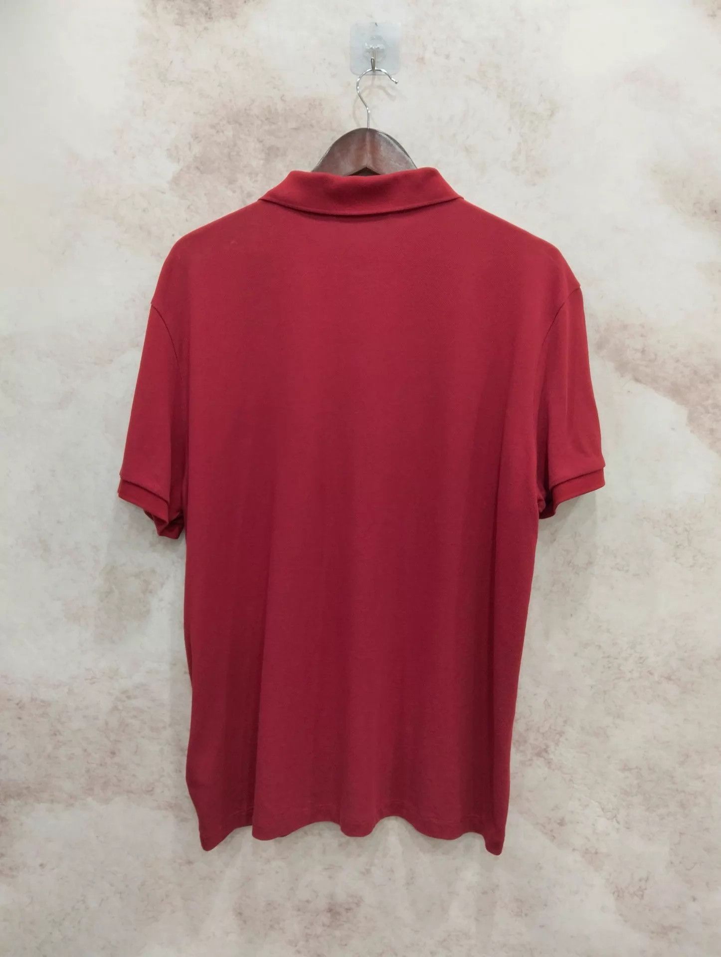 Moncler Moncler Red Logo Polo Shirt XXL Size US XXL / EU 58 / 5 - 2 Thumbnail