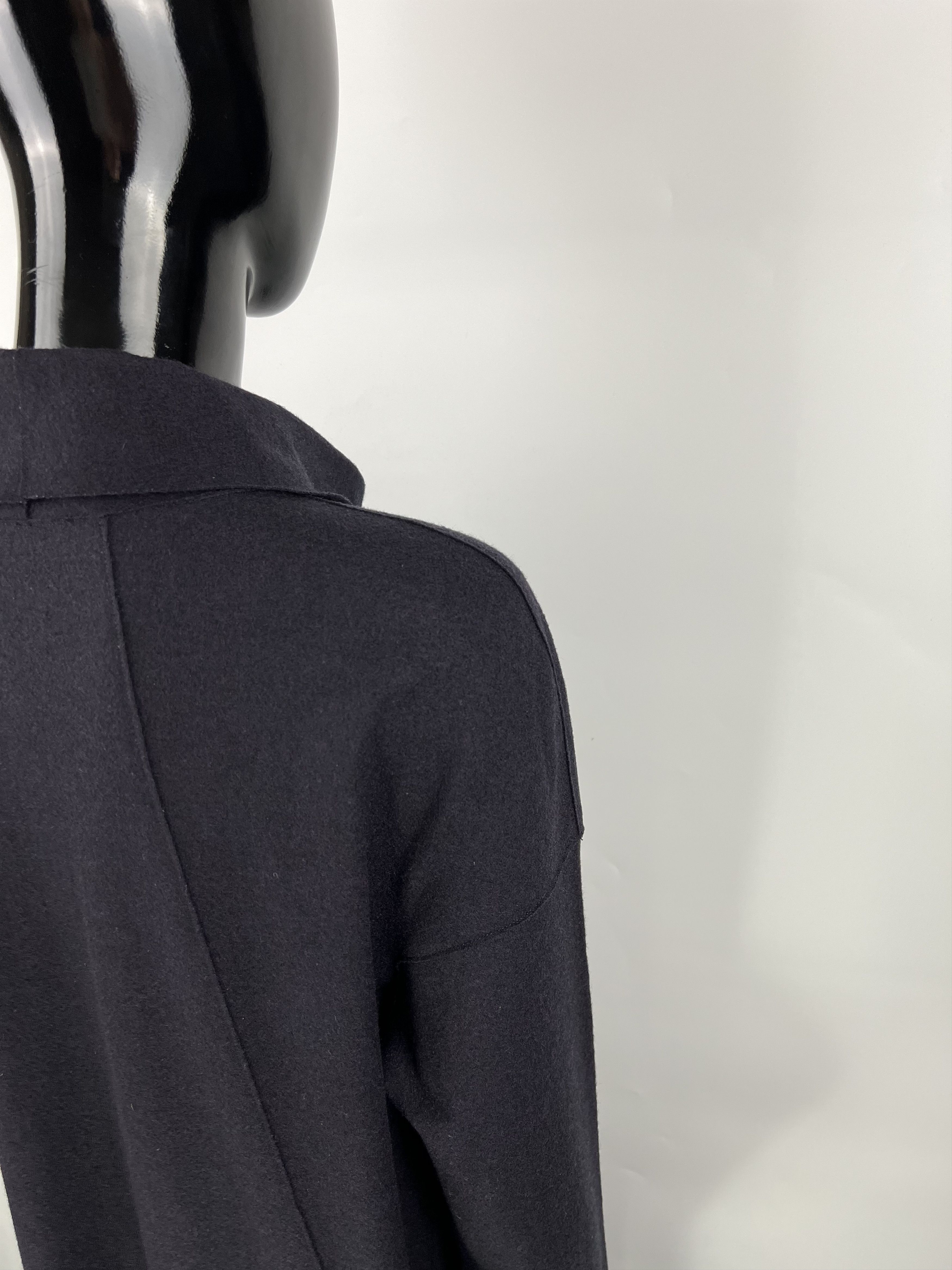 OSKA Oska Asymmetrical Wool Long Sleeve Oversized Pocket Dress Size XL / US 12-14 / IT 48-50 - 10 Thumbnail