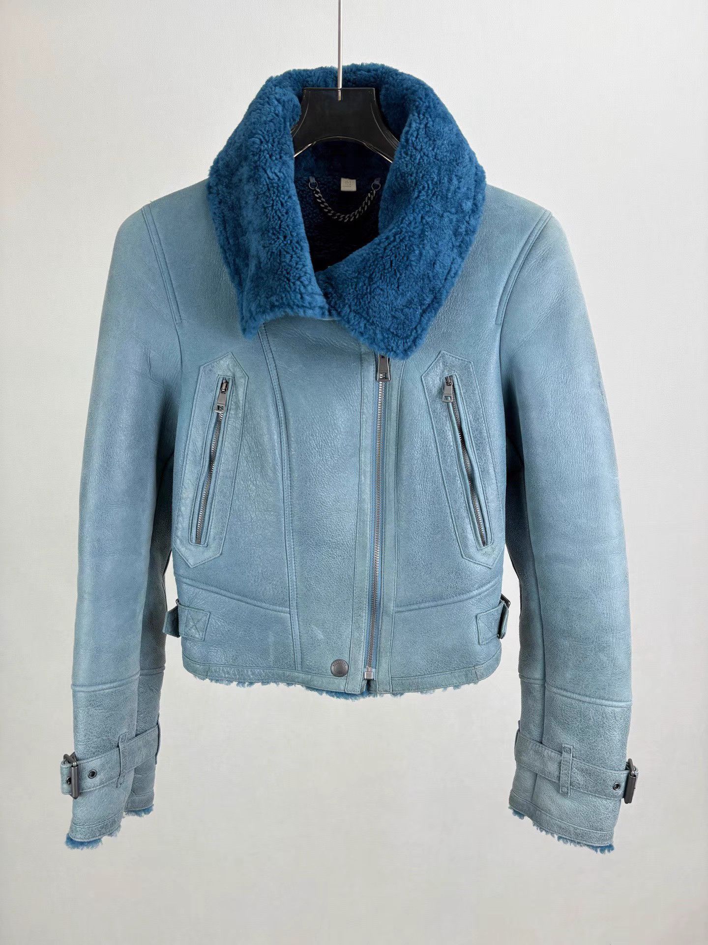 Burberry BURBERRY Shearling Jacket Size S / US 4 / IT 40 - 1 Thumbnail