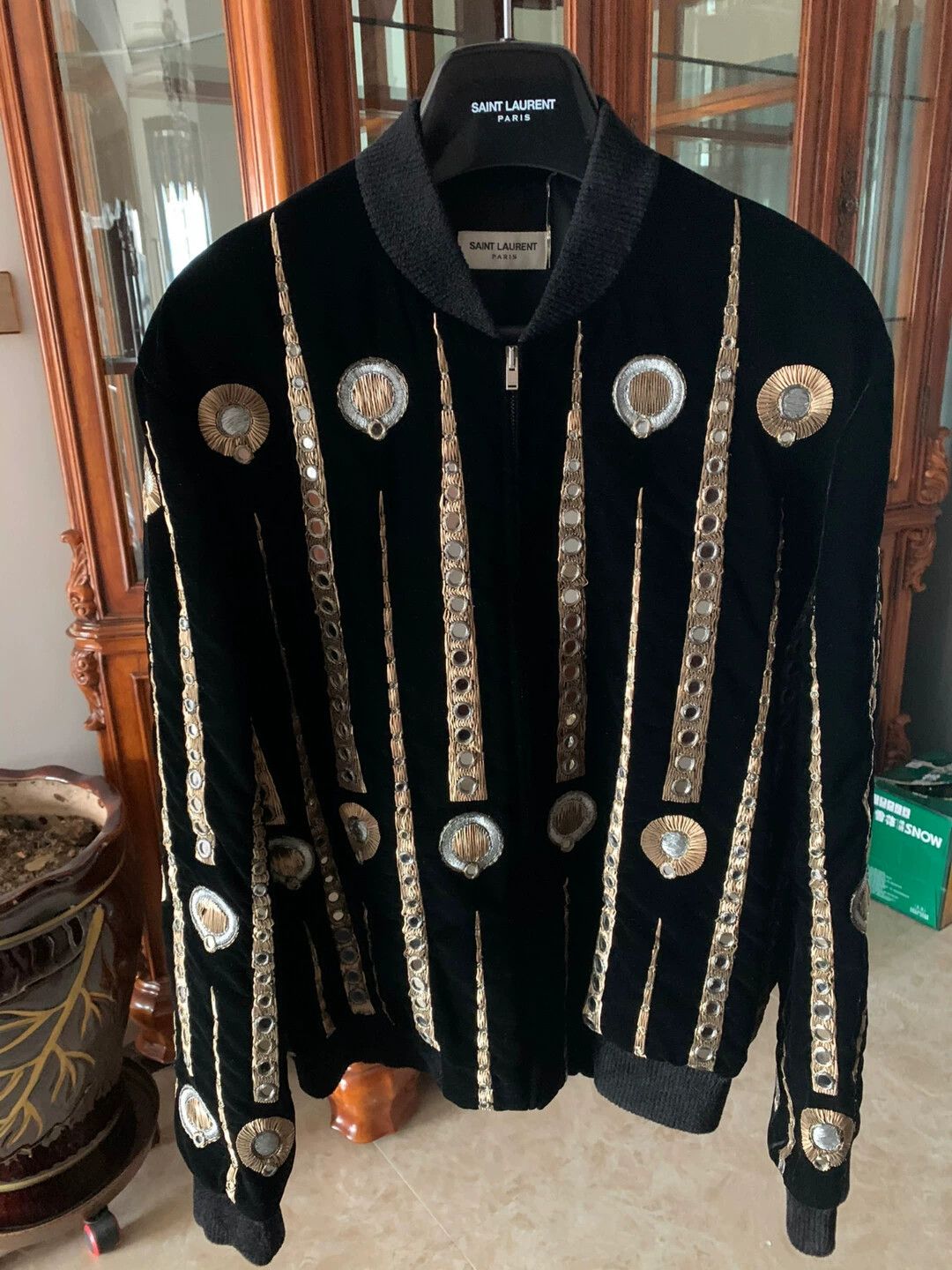 Yves Saint Laurent YSL Corduroy Metal Accent Runway Jacket M Size US M / EU 48-50 / 2 - 3 Thumbnail