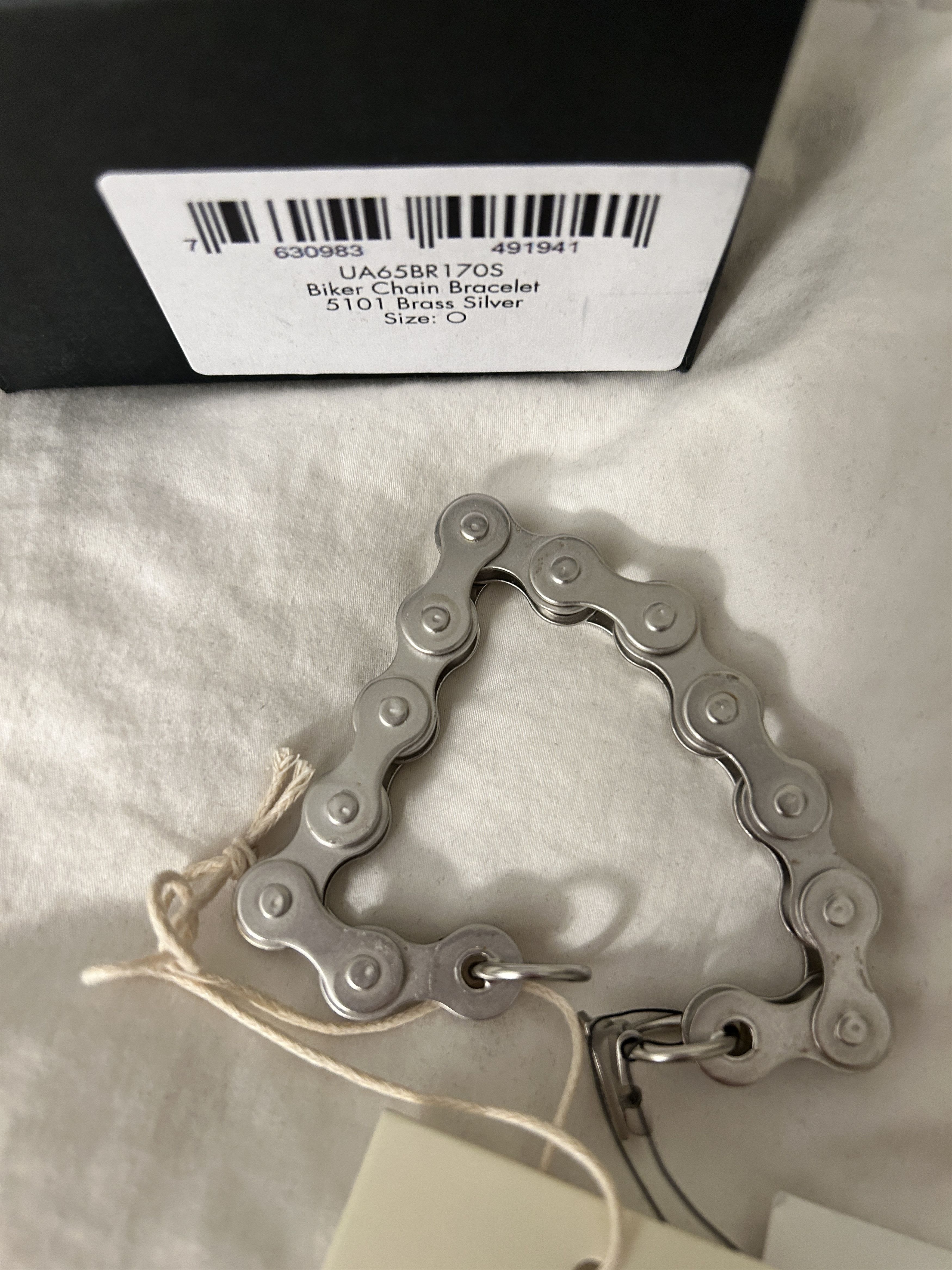 Vetements VETEMENTS Biker Silver Chain Bracelet Size ONE SIZE - 7 Thumbnail