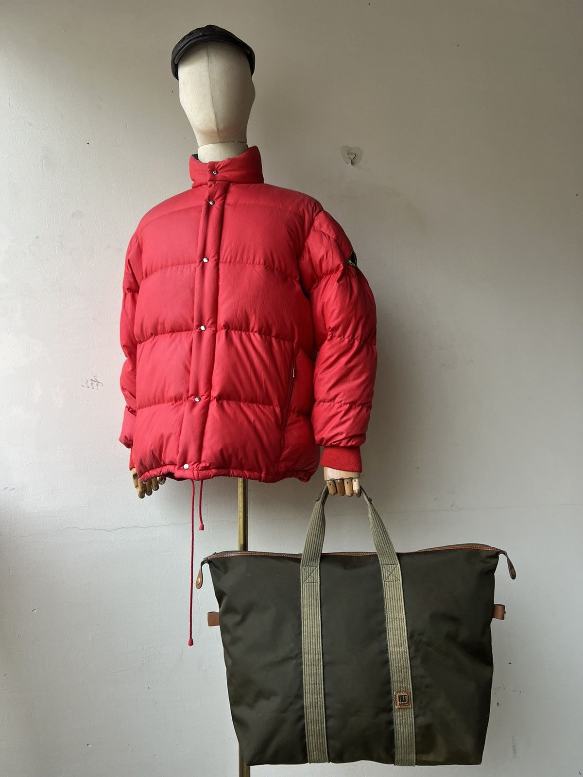 Alfred Dunhill RARE!!! Vintage 70s Dunhill Military Style Huge Tote Bag Size ONE SIZE - 2 Thumbnail