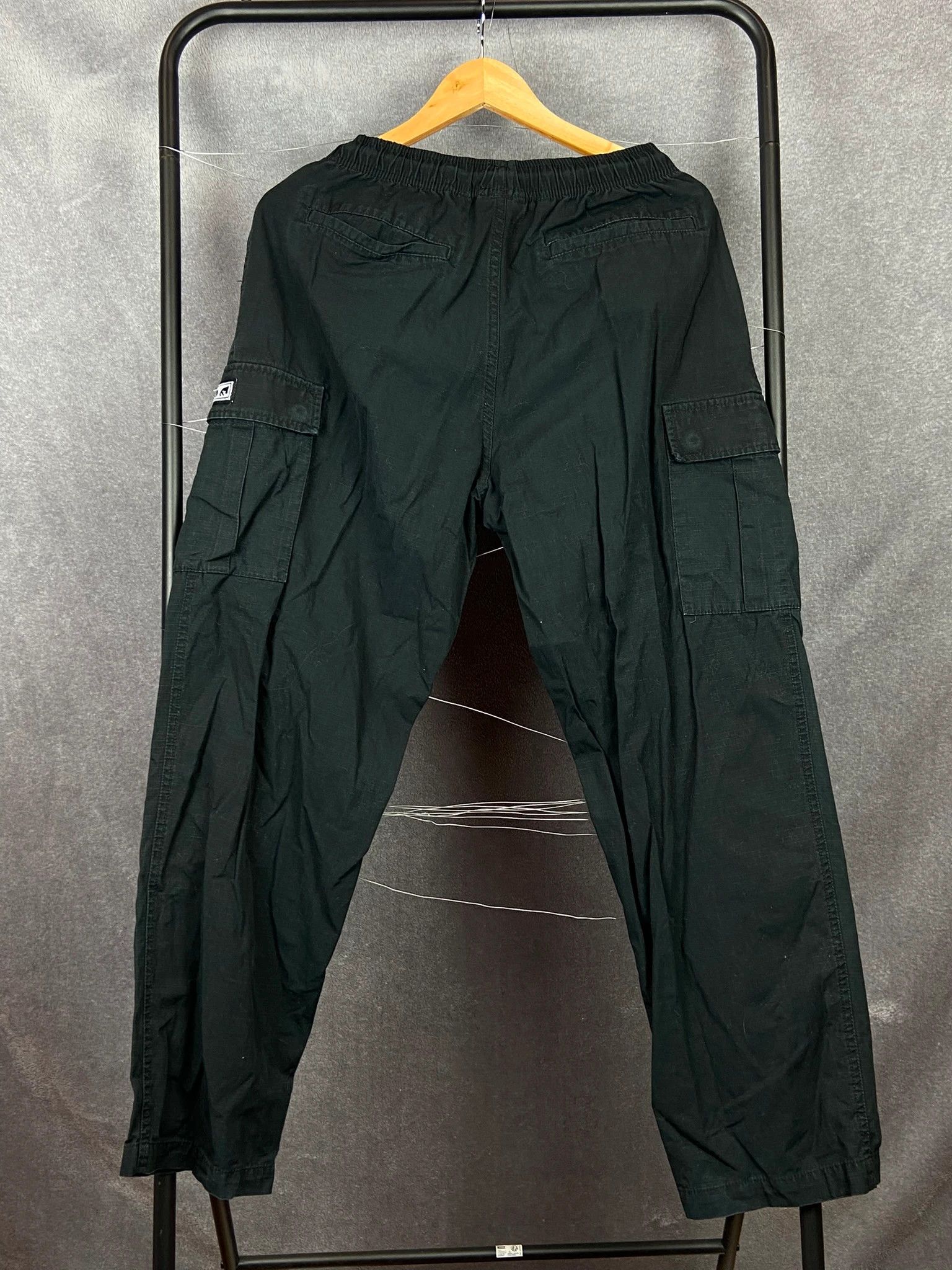 Obey Joggers Obey black minimalist streetwear logo pants S Size US 30 / EU 46 - 3 Thumbnail
