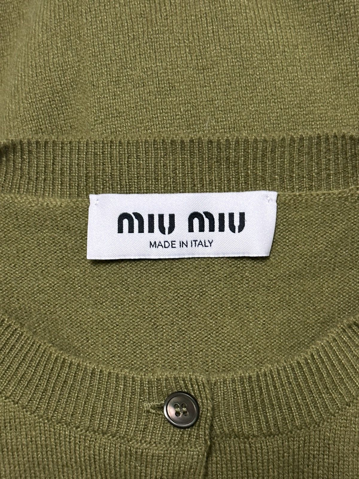 Miu Miu MIU MIU Fall Winter 2024 Argyle Knit Cashmere Cardigan Size XS / US 0-2 / IT 36-38 - 6 Thumbnail