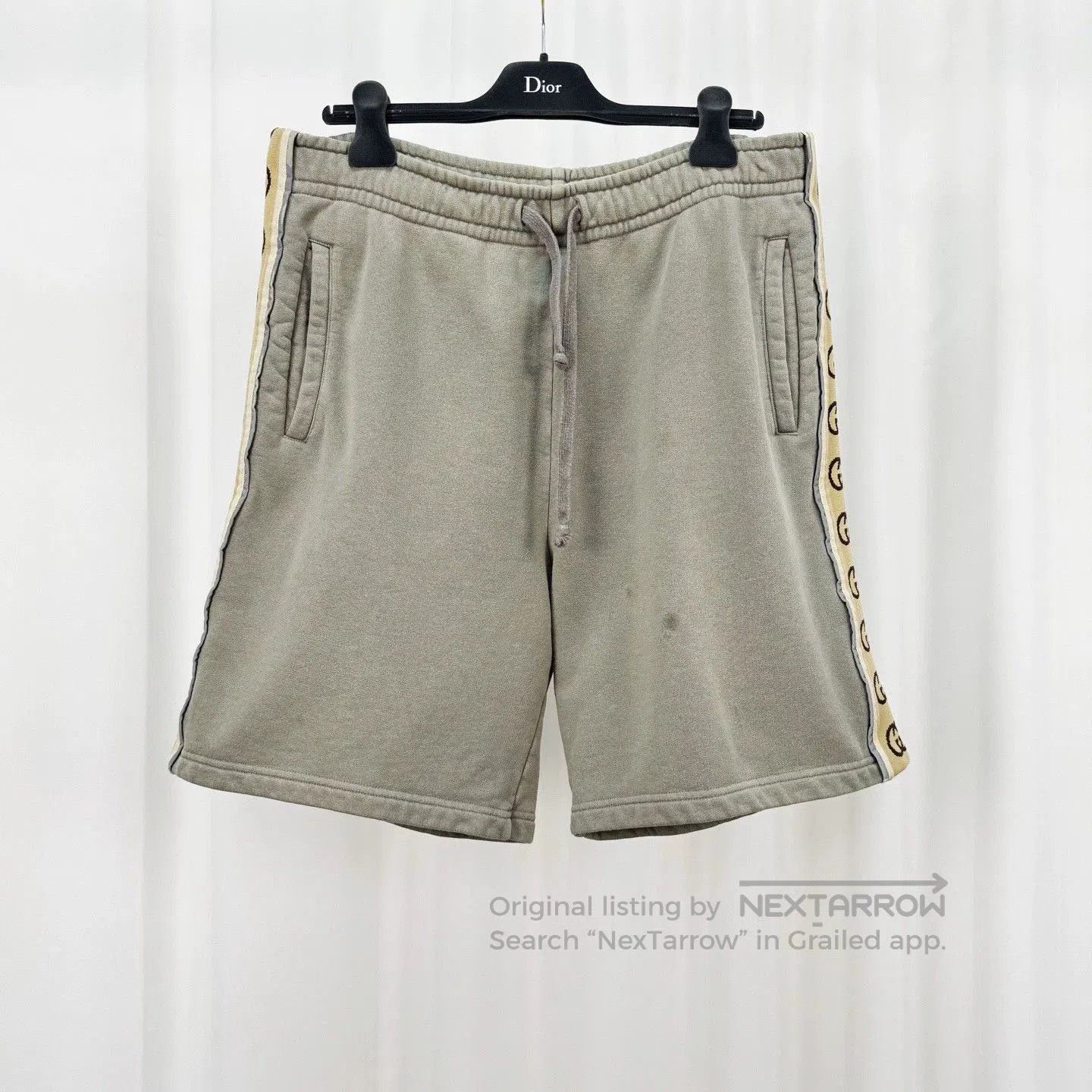 Gucci Gucci GG Embroidered Logo Shorts. Size US 31 - 1 Thumbnail