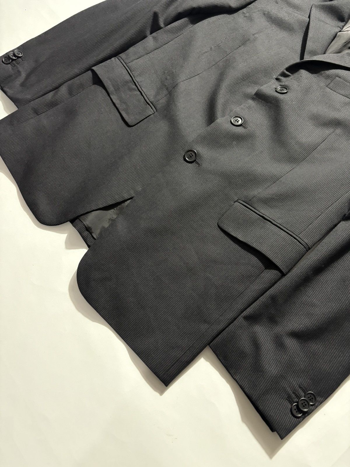 Prada PRADA SINGLE BREASTED PINSTRIPE BLAZER Size 50R - 4 Thumbnail