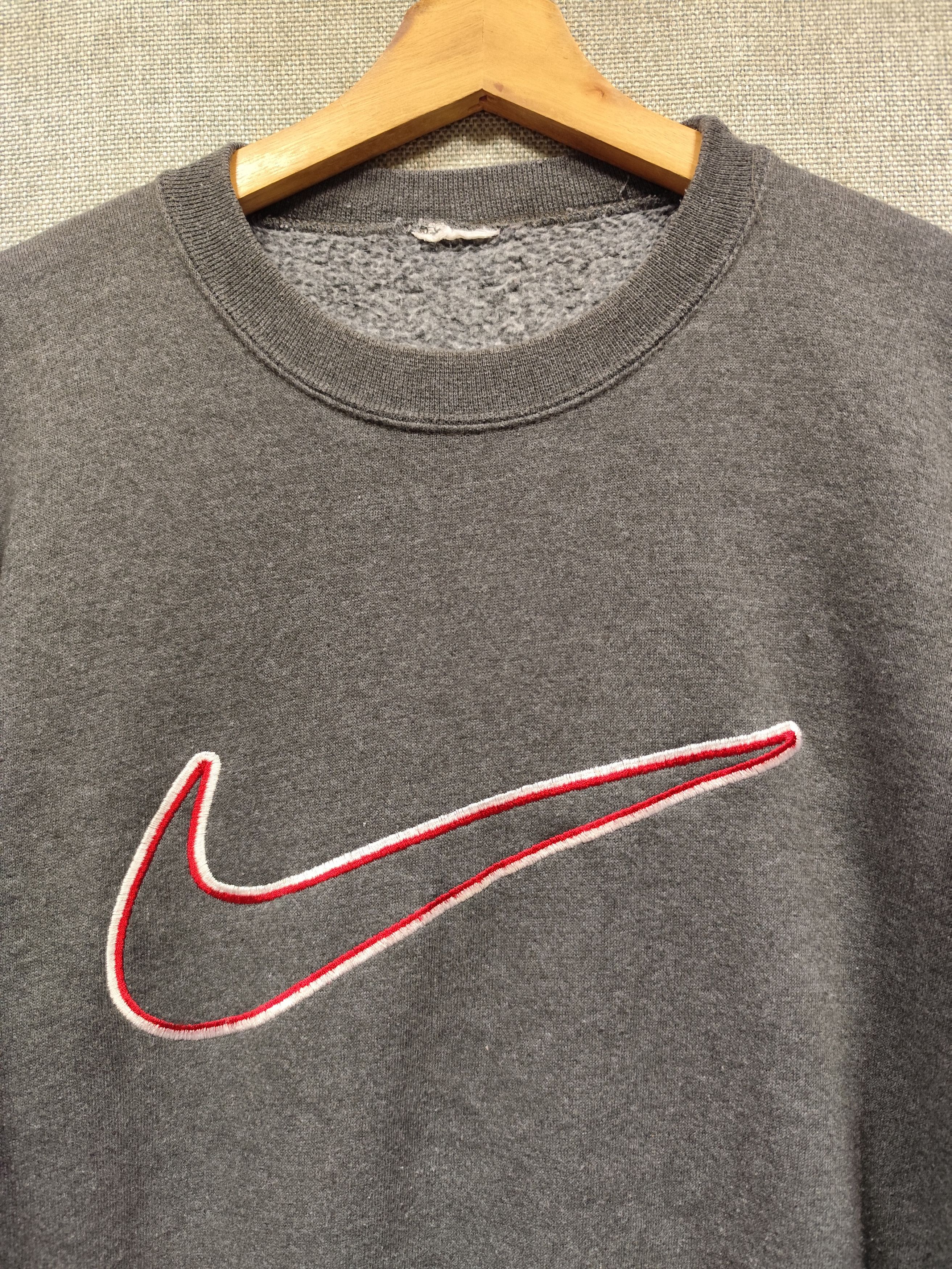 Nike × Vintage vintage sweatshirt nike swoosh embroidery Size US M / EU 48-50 / 2 - 2 Thumbnail