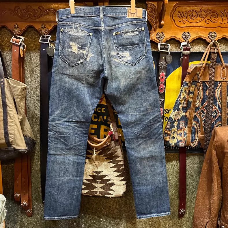 RRL Ralph Lauren RRL Ralph Lauren Niuwang jeans are damaged and worn out Size US 34 / EU 50 - 2 Thumbnail