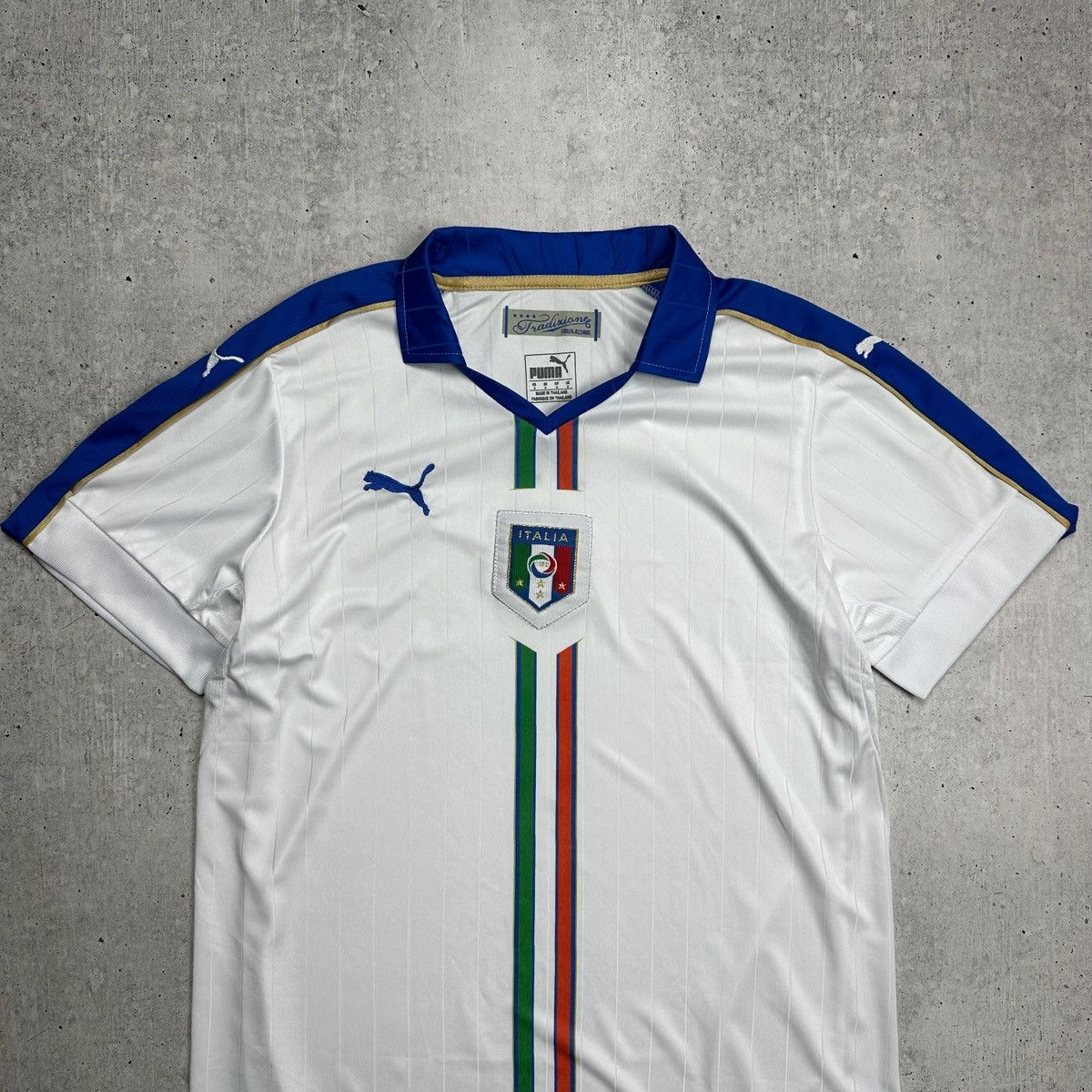 Puma × Vintage Puma Italy Soccer Jersey 2015-16 Football Vintage Size US S / EU 44-46 / 1 - 2 Thumbnail