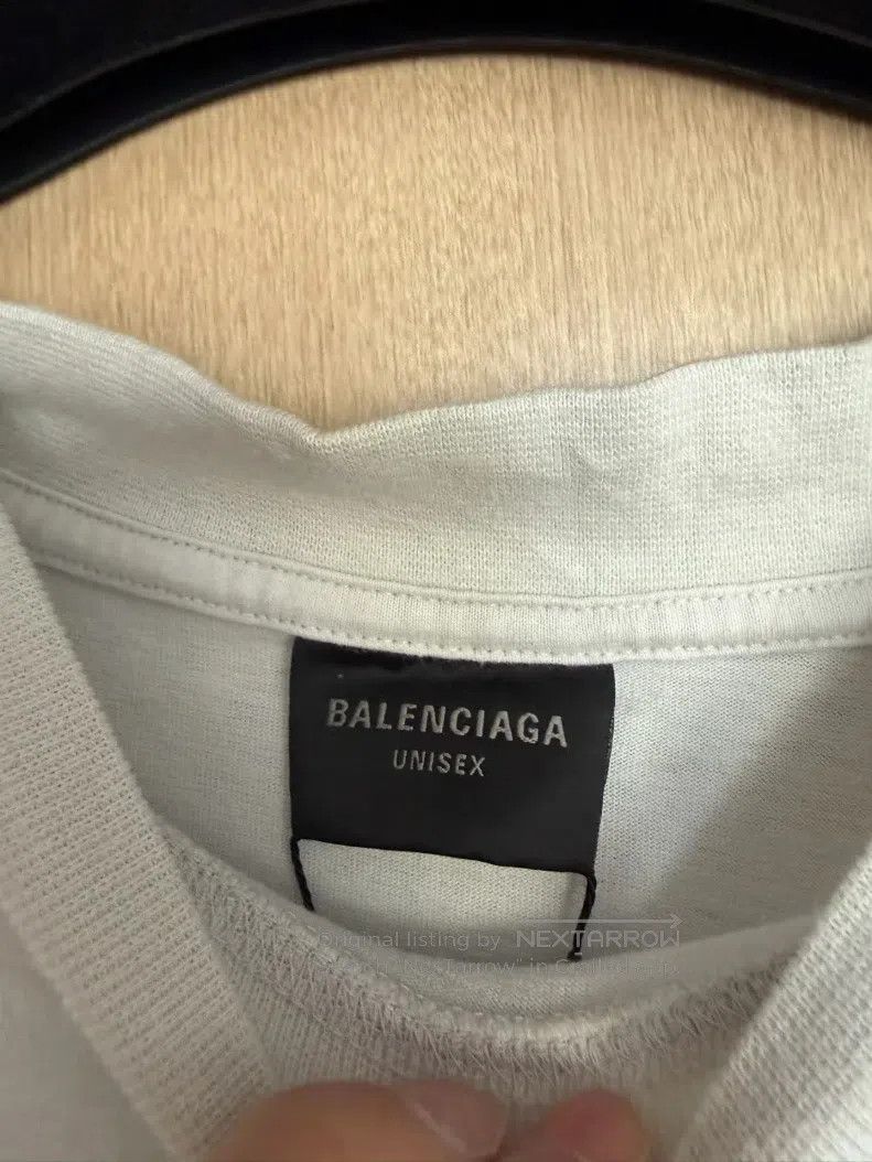 Balenciaga Balenciaga Solid color round neck printed and embroidered Size US L / EU 52-54 / 3 - 3 Thumbnail