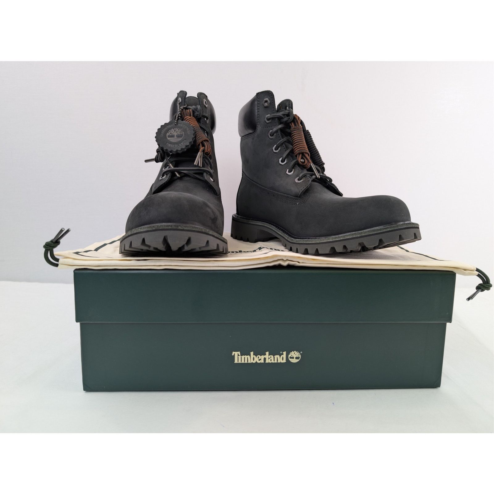 Timberland o1rshd1 Luxe Mid Lace Waterproof Boots in Black Nubuck Size US 11 / EU 44 - 17 Thumbnail