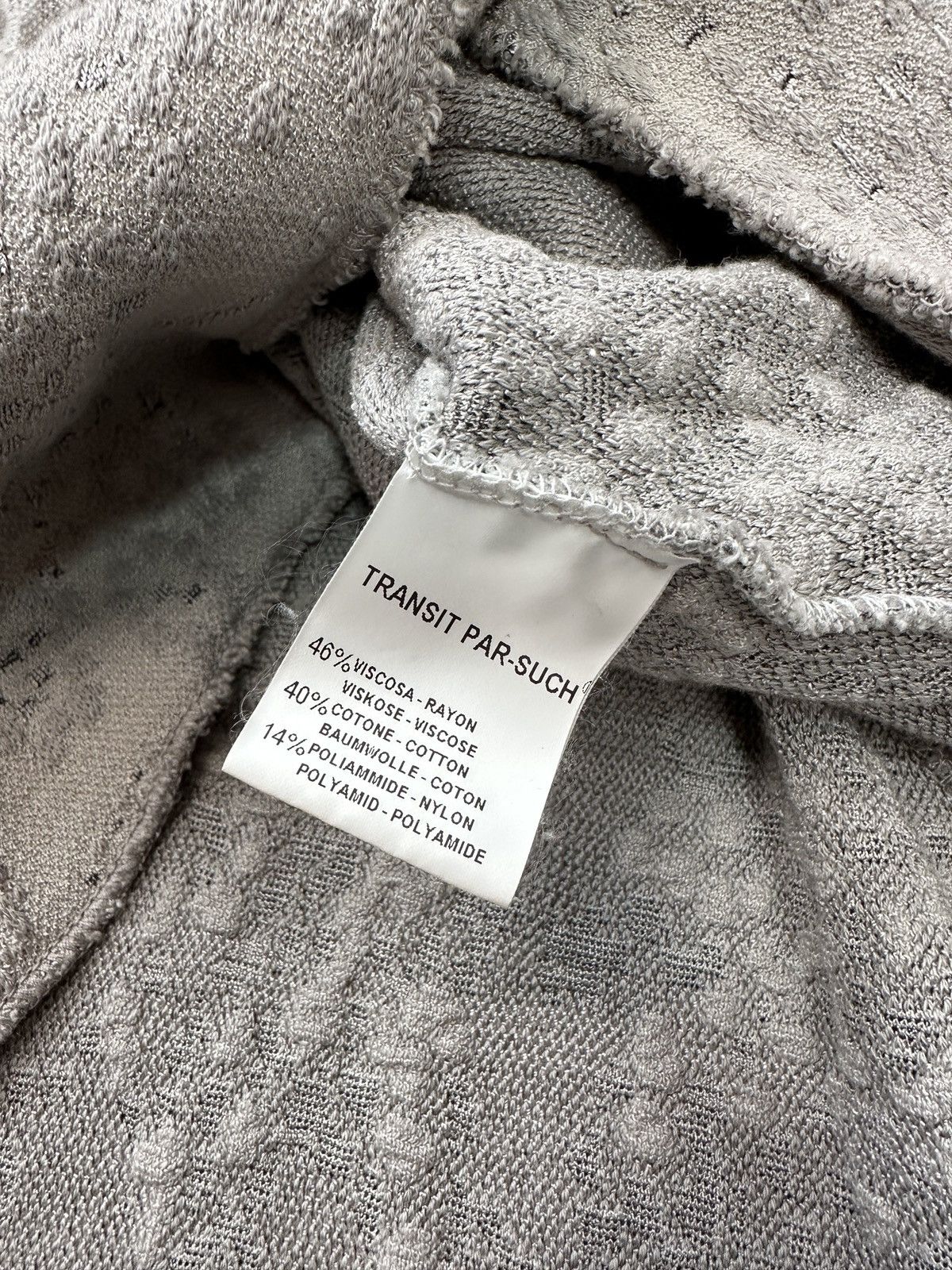 Transit TRANSIT PAR SUCH Avant Garde Asymmetrical Jacquard Jacket Size M / US 6-8 / IT 42-44 - 12 Thumbnail