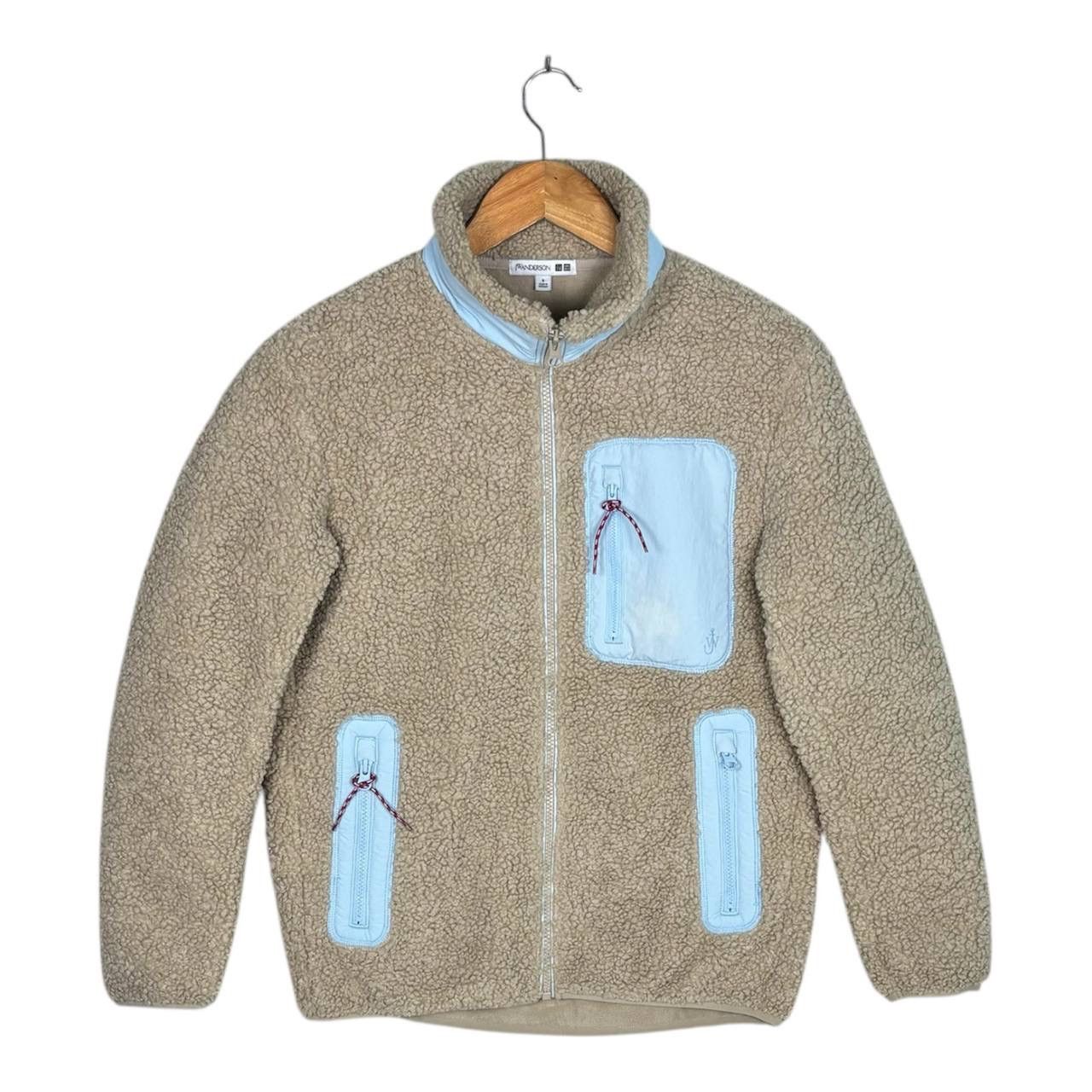 JW Anderson JW Anderson X Uniqlo Fleece Sherpa Beige Jacket Size US S / EU 44-46 / 1 - 1 Thumbnail