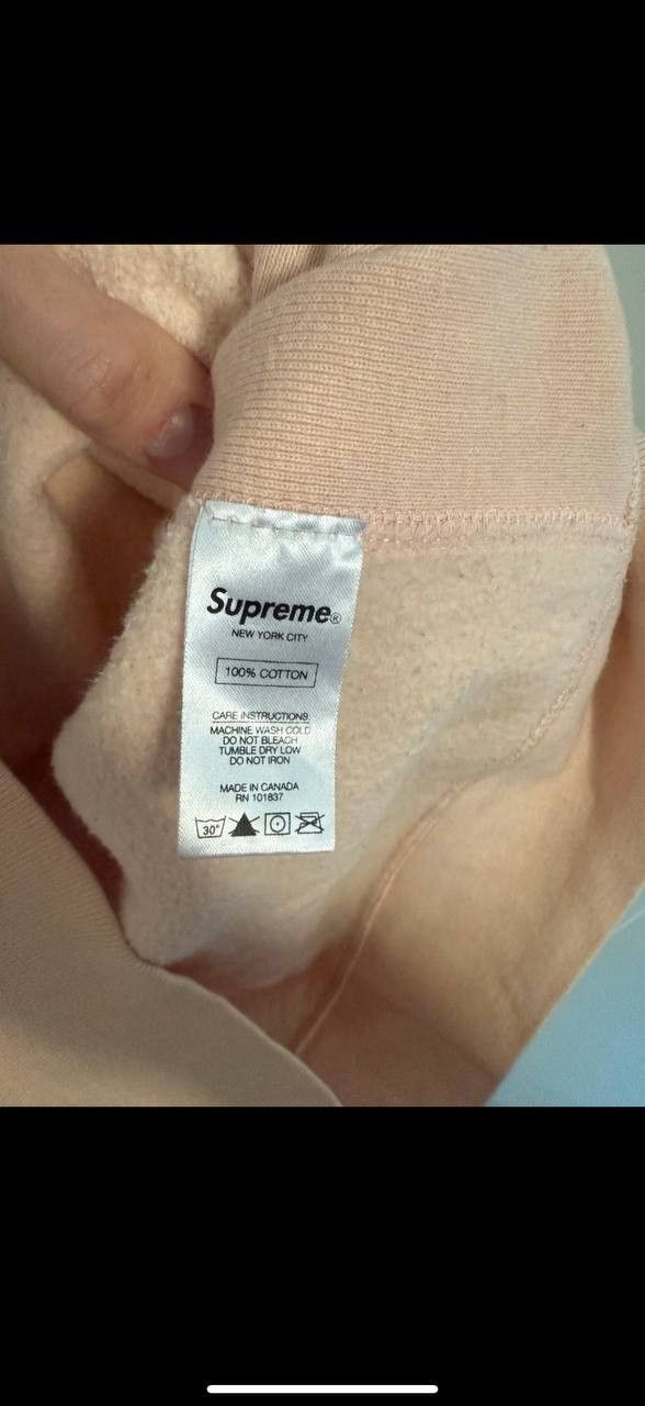 Supreme Sweatshirt Boxlogo Peach Size US L / EU 52-54 / 3 - 7 Thumbnail