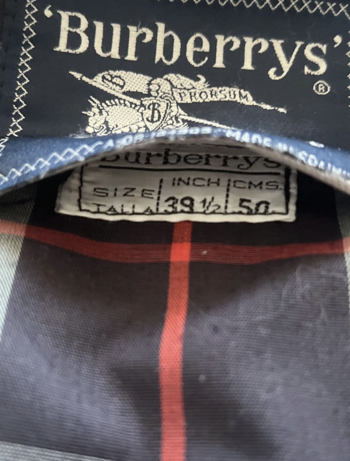 Burberry Vintage leather bomber jacket Burberry Burberrys L Size US L / EU 52-54 / 3 - 6 Thumbnail