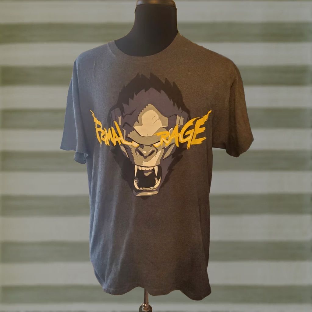 Vintage Overwatch Lootcrate Primal Rage Graphic T-shirt Mens L Gray Short Sleeve Mens L Gray Short Sleeve Size US L / EU 52-54 / 3 - 1 Thumbnail