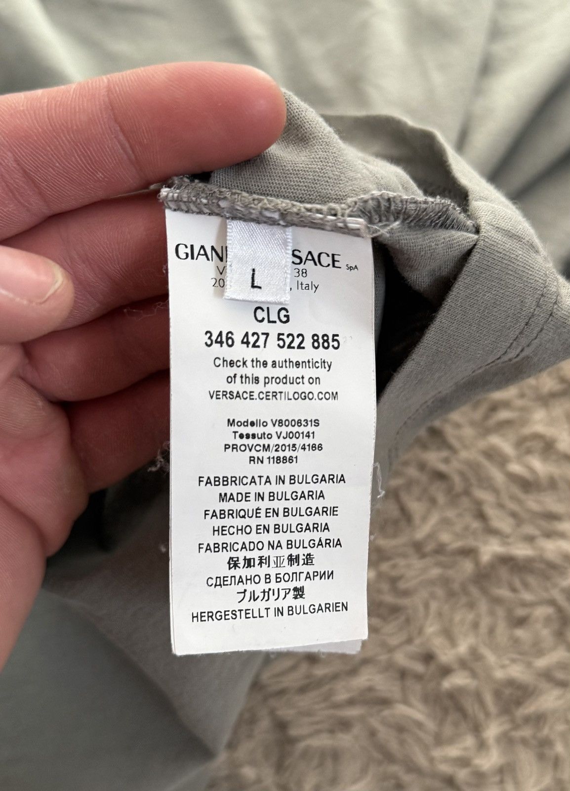 Other Vintage t-shirt Versace Gianni Size US S / EU 44-46 / 1 - 5 Thumbnail