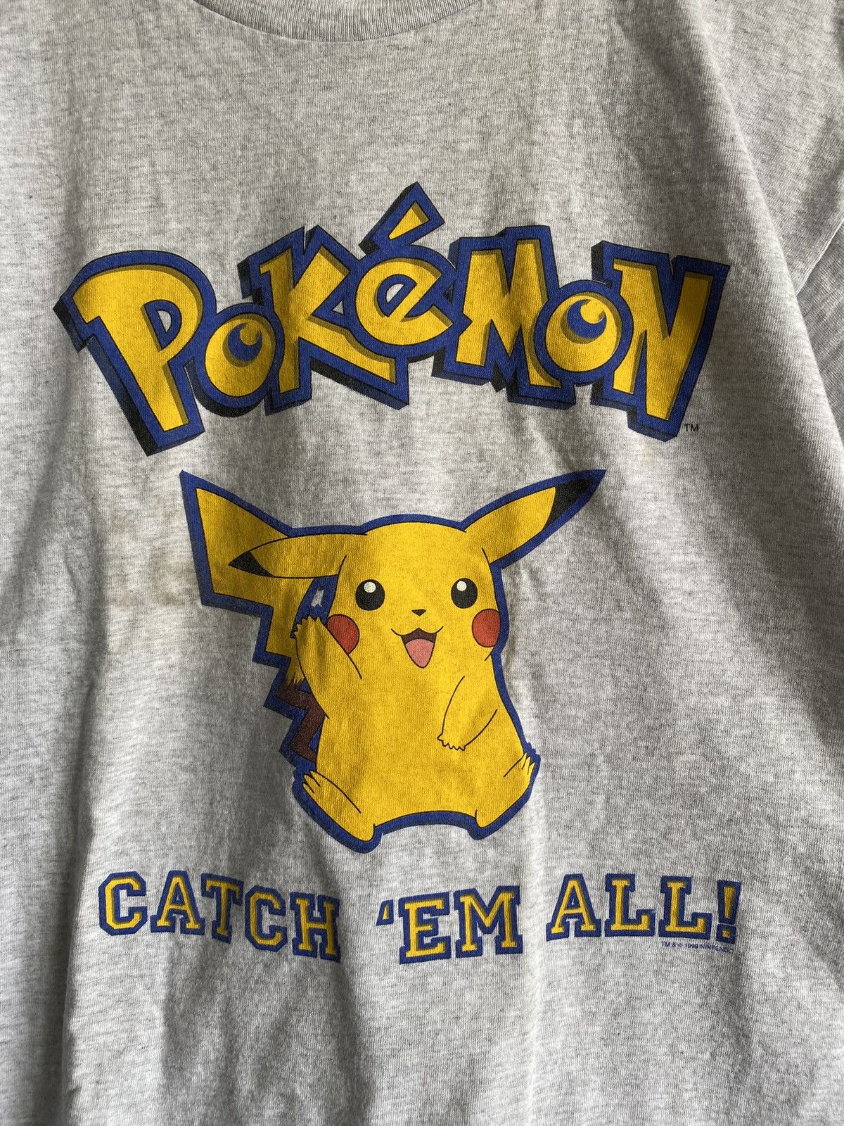 Cartoon Network × Pokemon × Vintage 1999 Pokemon Pikachu Japanese Cartoon Licensed Shirt Mens S Size US S / EU 44-46 / 1 - 3 Thumbnail