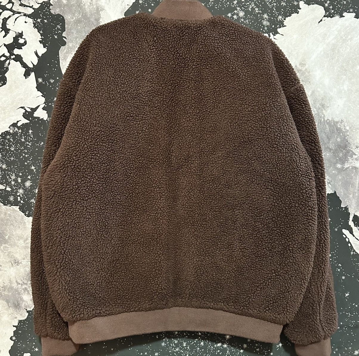 Asos Asos Design Sherpa Bomber Jacket Size US L / EU 52-54 / 3 - 5 Thumbnail