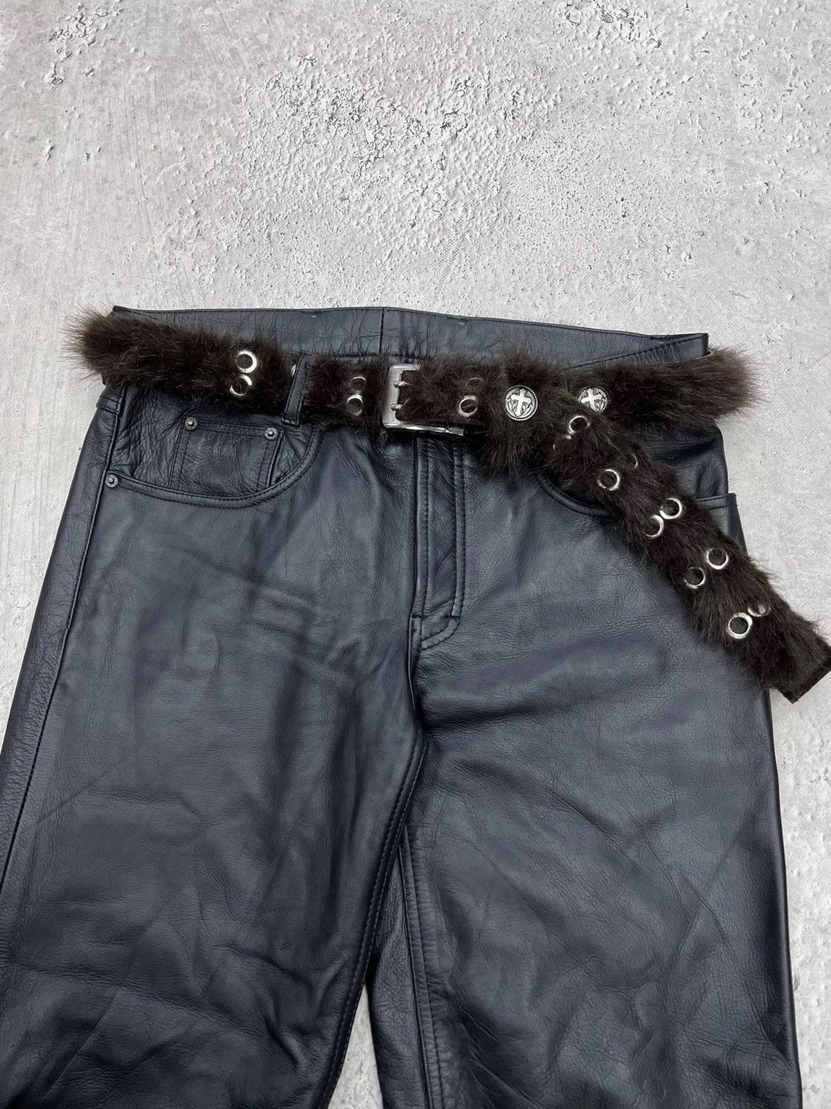 Hysteric Glamour Fur fuzzy japanese long belt punk grunde Size ONE SIZE - 8 Thumbnail