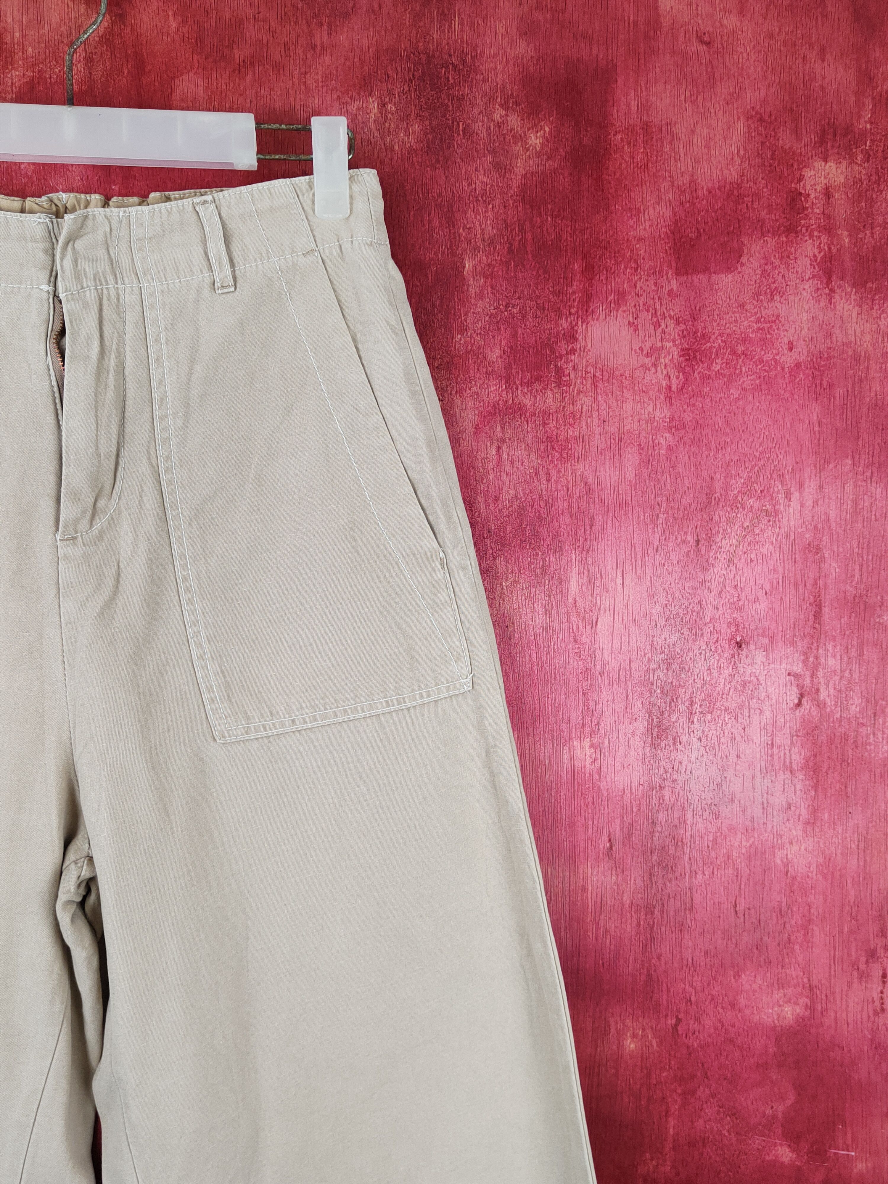 Ciaopanic × Japanese Brand Ciaopanic Typy Beige palazo Casual Pants #S1438 Size 26" / US 2 / IT 38 - 5 Thumbnail
