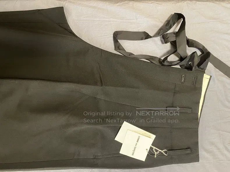 Comme des Garcons Comme Des Garcons size S Black Half-Structured Tailored Tr Size 23" - 7 Thumbnail