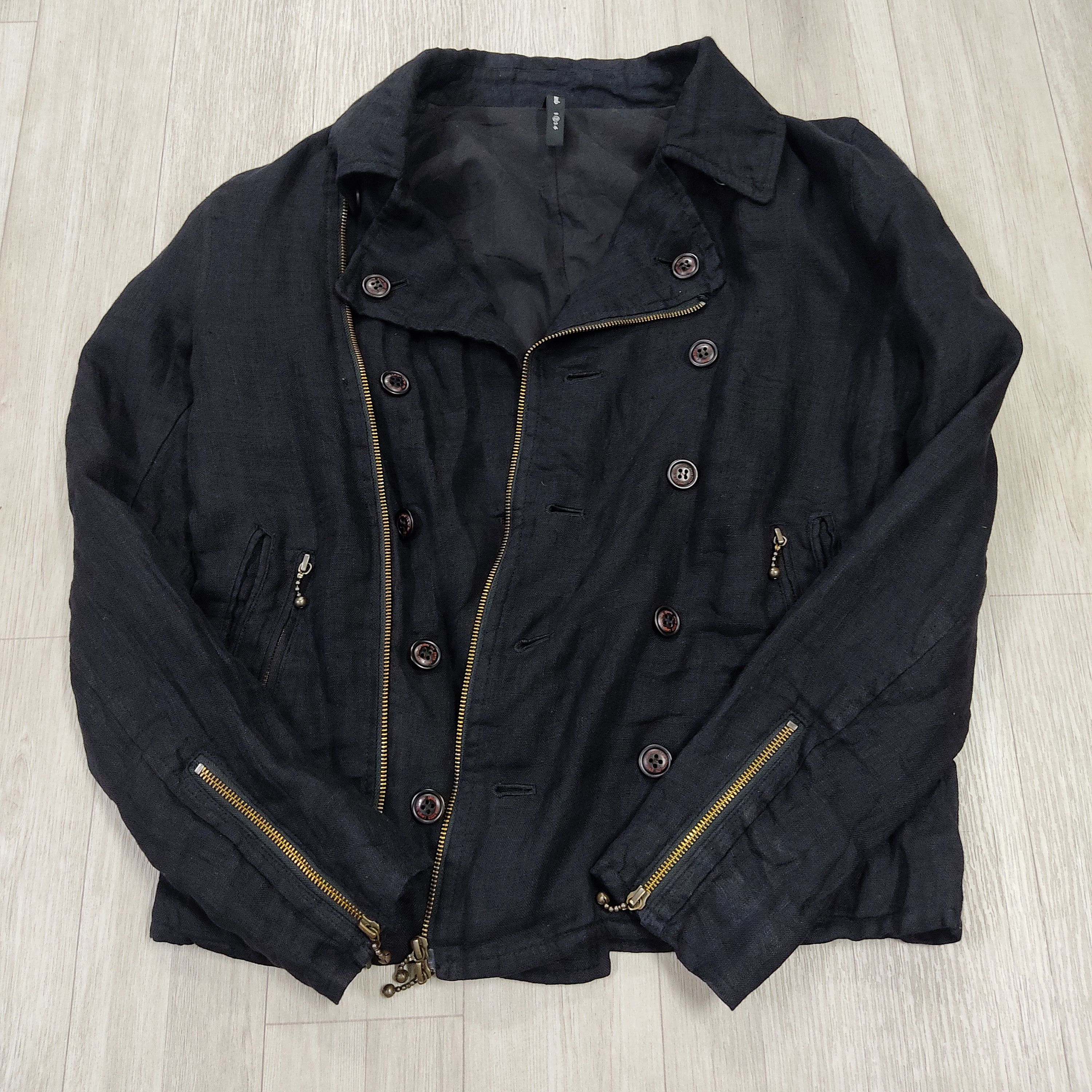 If Six Was Nine Glamb I6W9 Inspired Hemp Cotton Double Breasted Jacket Size US S / EU 44-46 / 1 - 7 Thumbnail