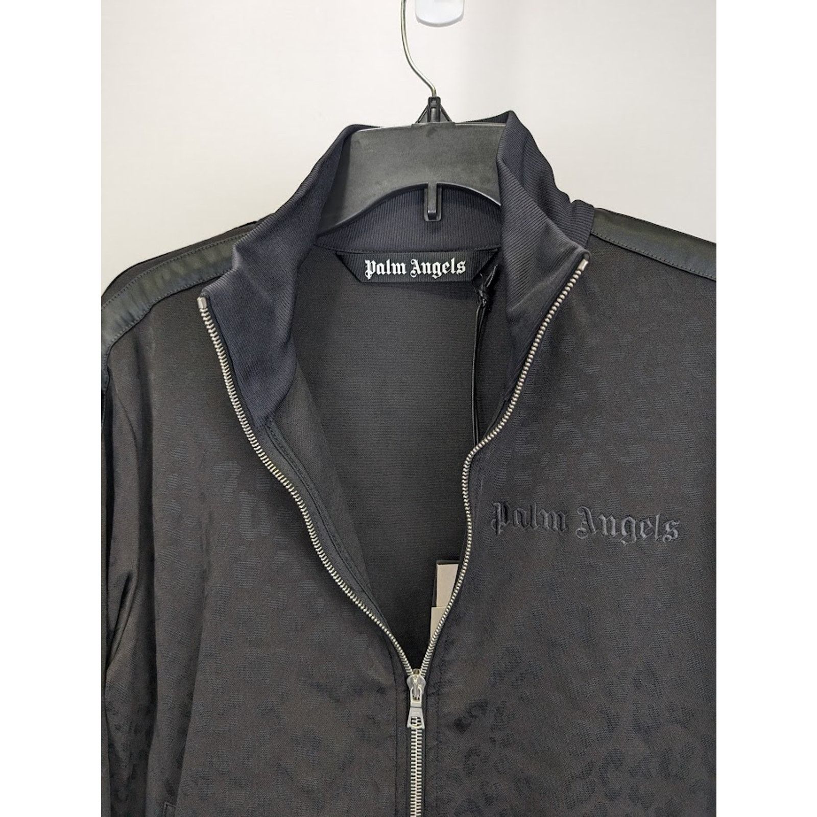Palm Angels o1rshd1 Tuxedo Leopard Track Jacket in Black White Size US L / EU 52-54 / 3 - 5 Thumbnail