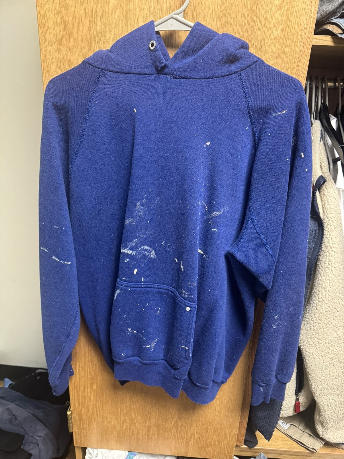 Vintage Vintage 70's Paint Hoodie Size US L / EU 52-54 / 3 - 1 Thumbnail