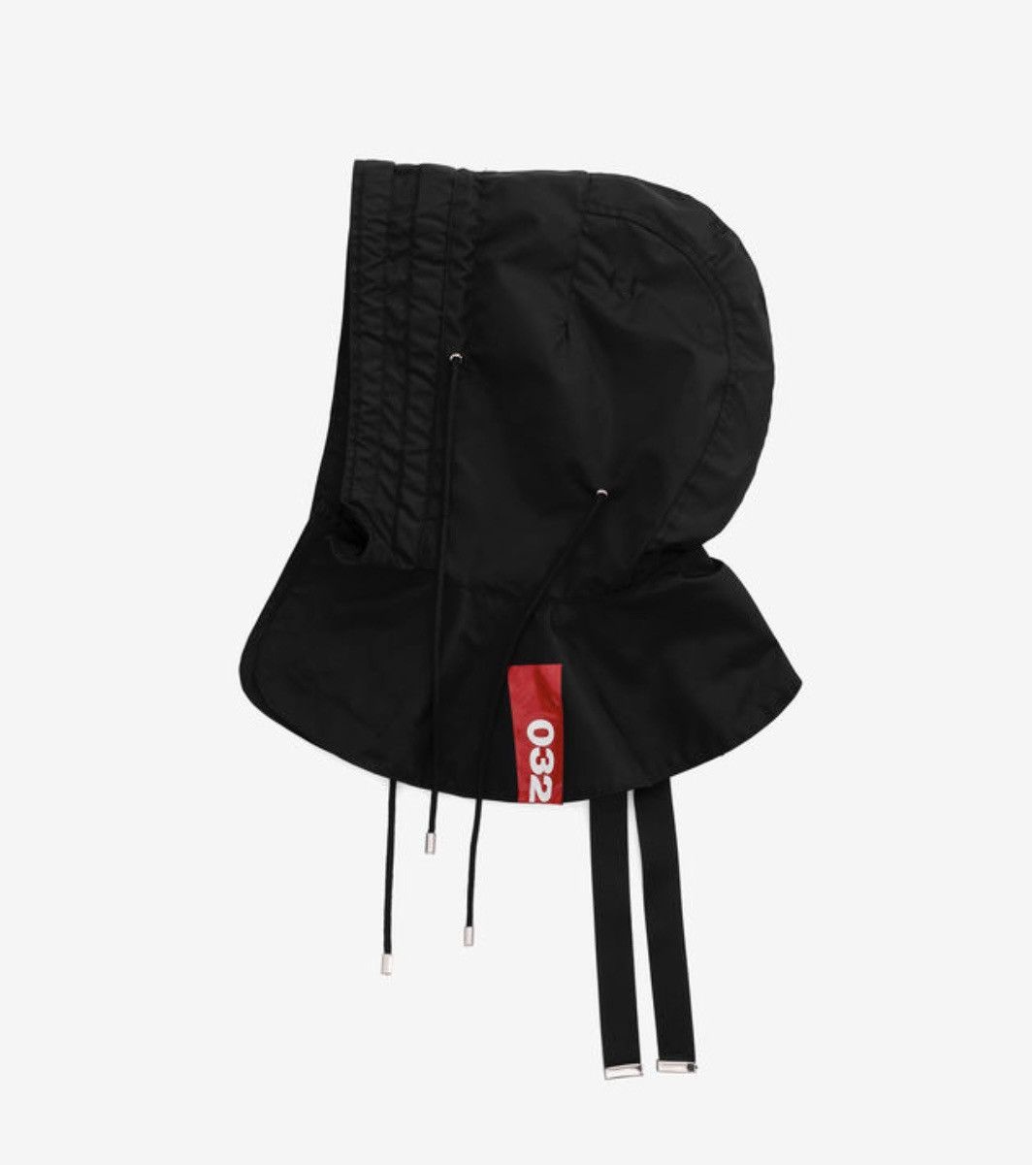 032c GUILTY SLICKER HOOD BLACK Size ONE SIZE - 2 Thumbnail