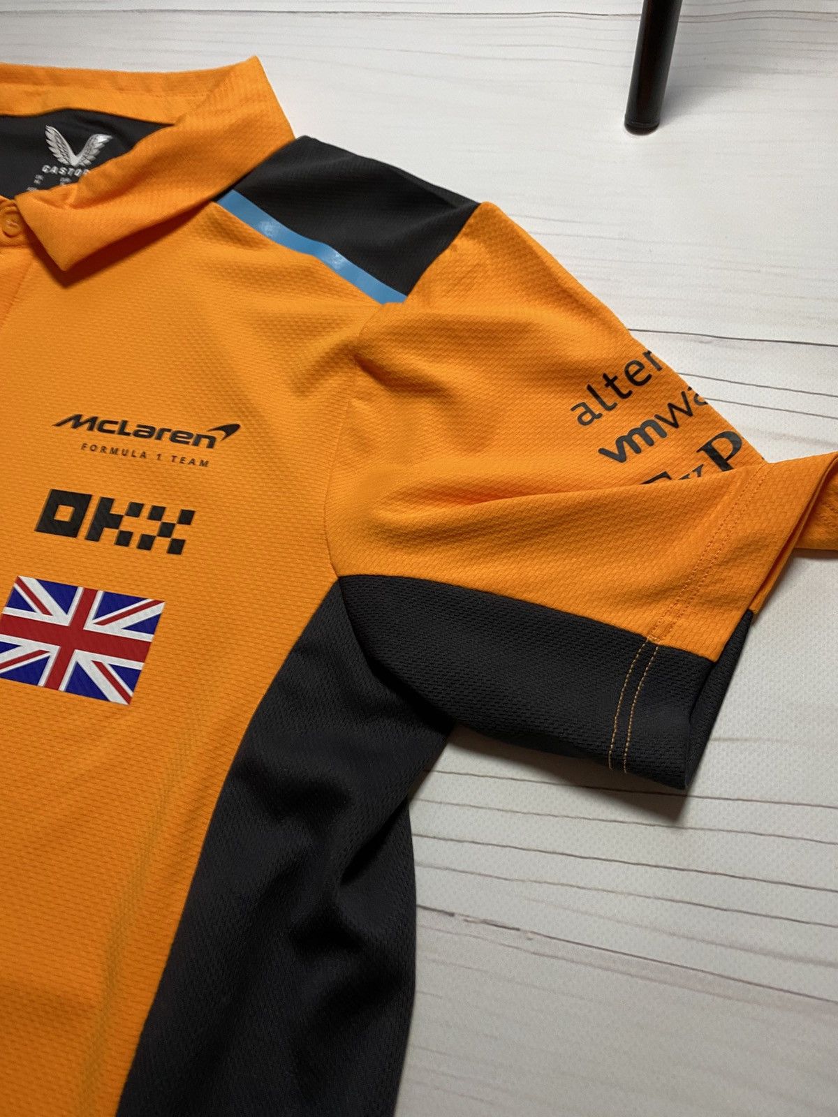 Formula 1 Formul 1 McLaren Lando Norris #4 Castore polo t shirt jersey Size US M / EU 48-50 / 2 - 8 Thumbnail