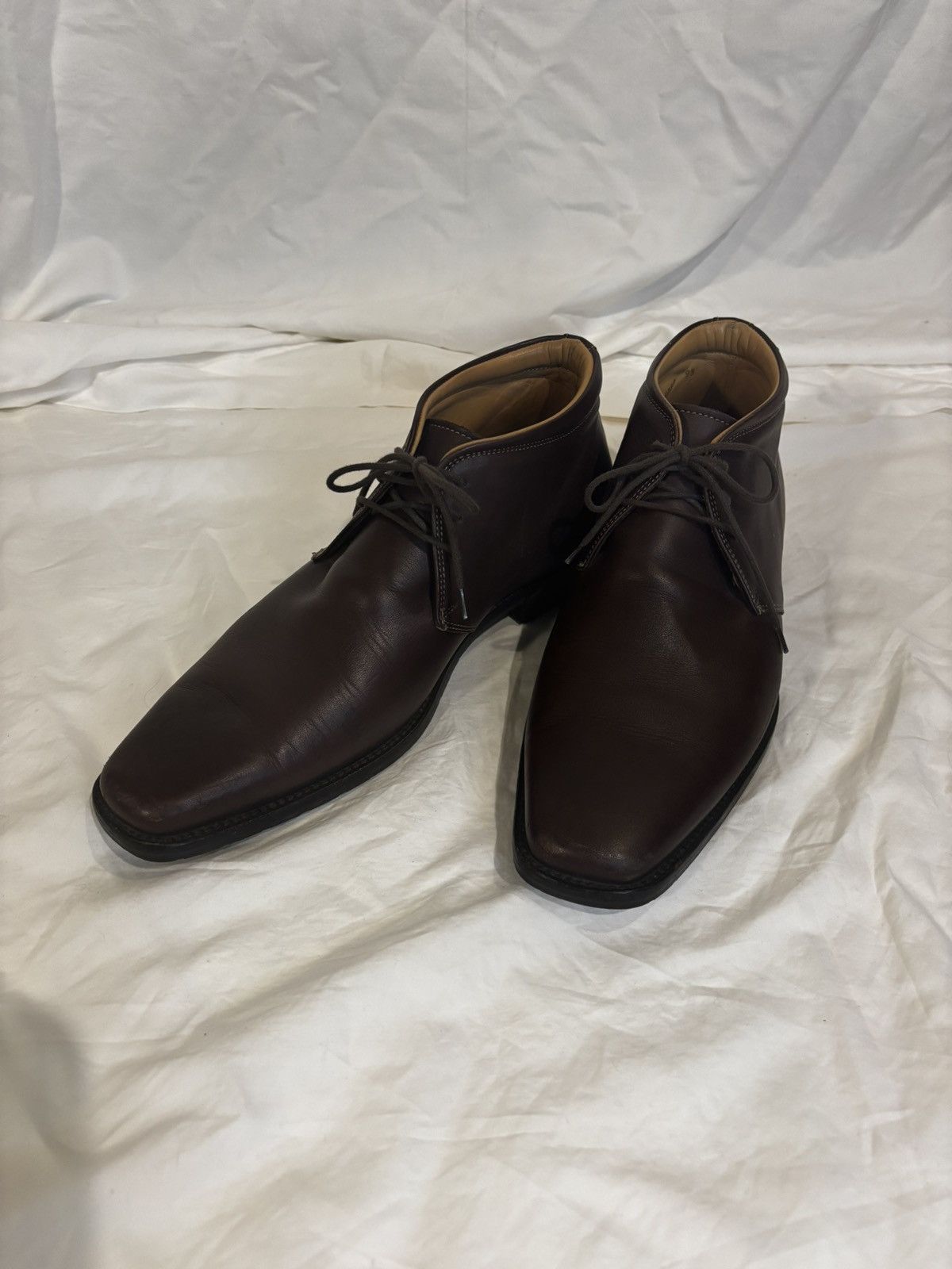Rockport Brown leather Chukka Boots.mf044 Size US 9.5 / EU 42-43 - 1 Thumbnail
