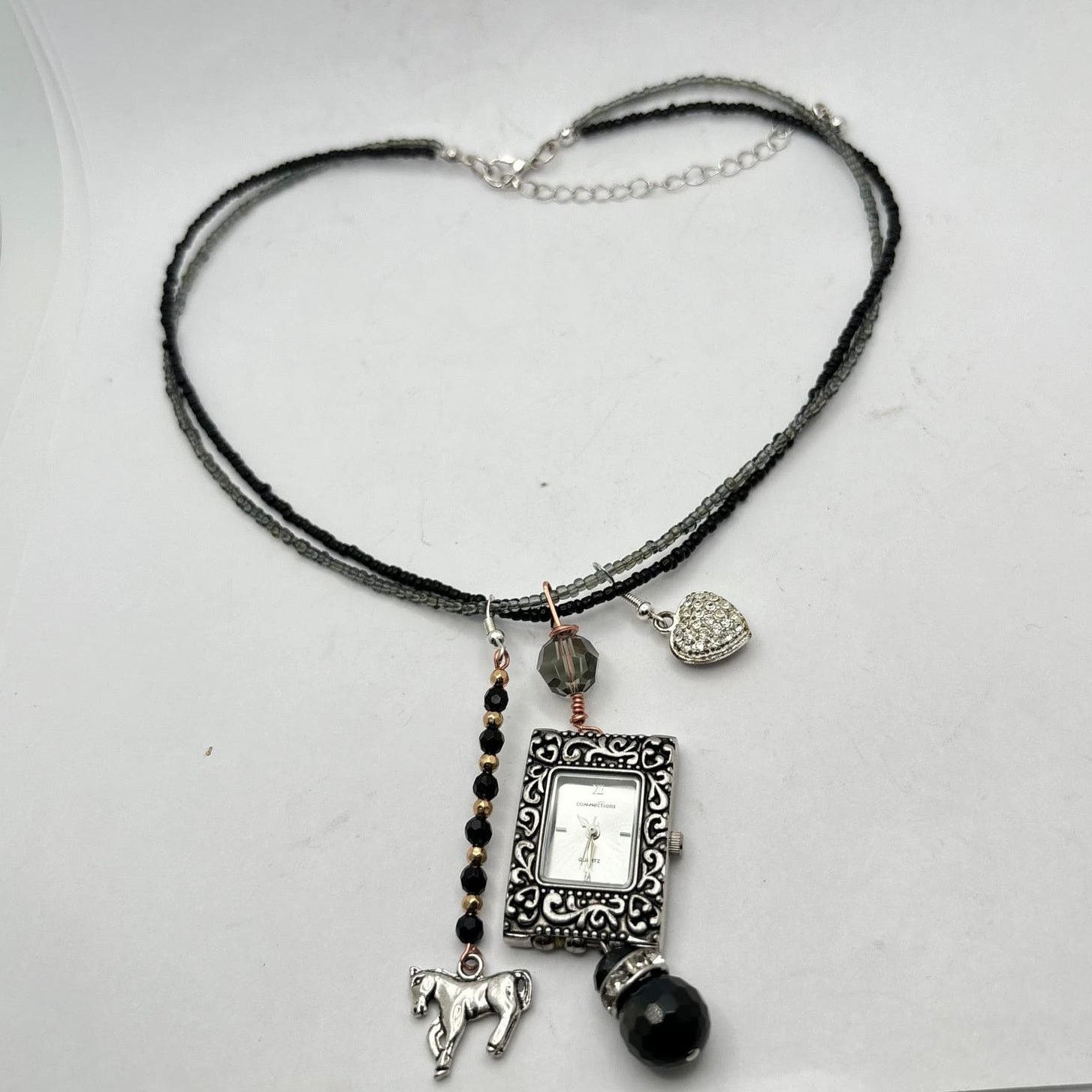Other Silver Heart Charm Watch Pendant Size ONE SIZE - 3 Thumbnail