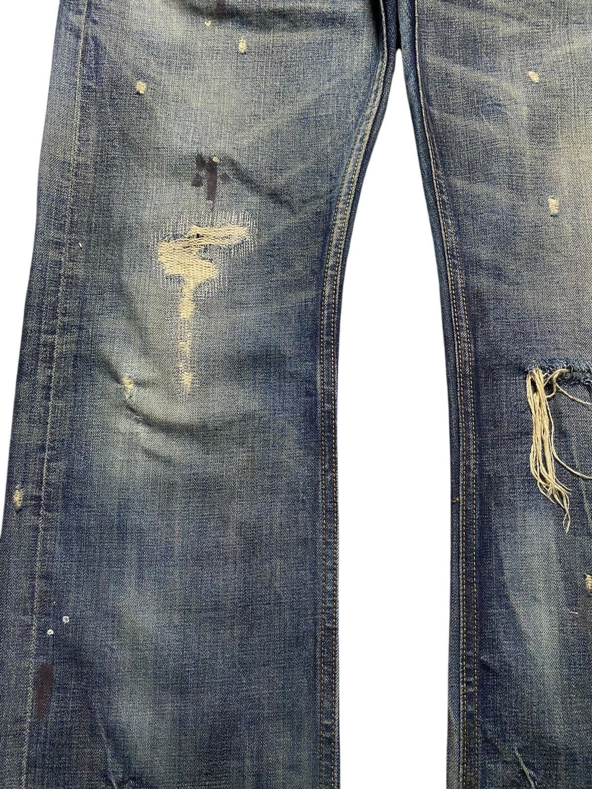 Cult Of Individuality Cult Paint Splatter Distressed Selvedge Redline (107N2) Size US 34 / EU 50 - 9 Thumbnail