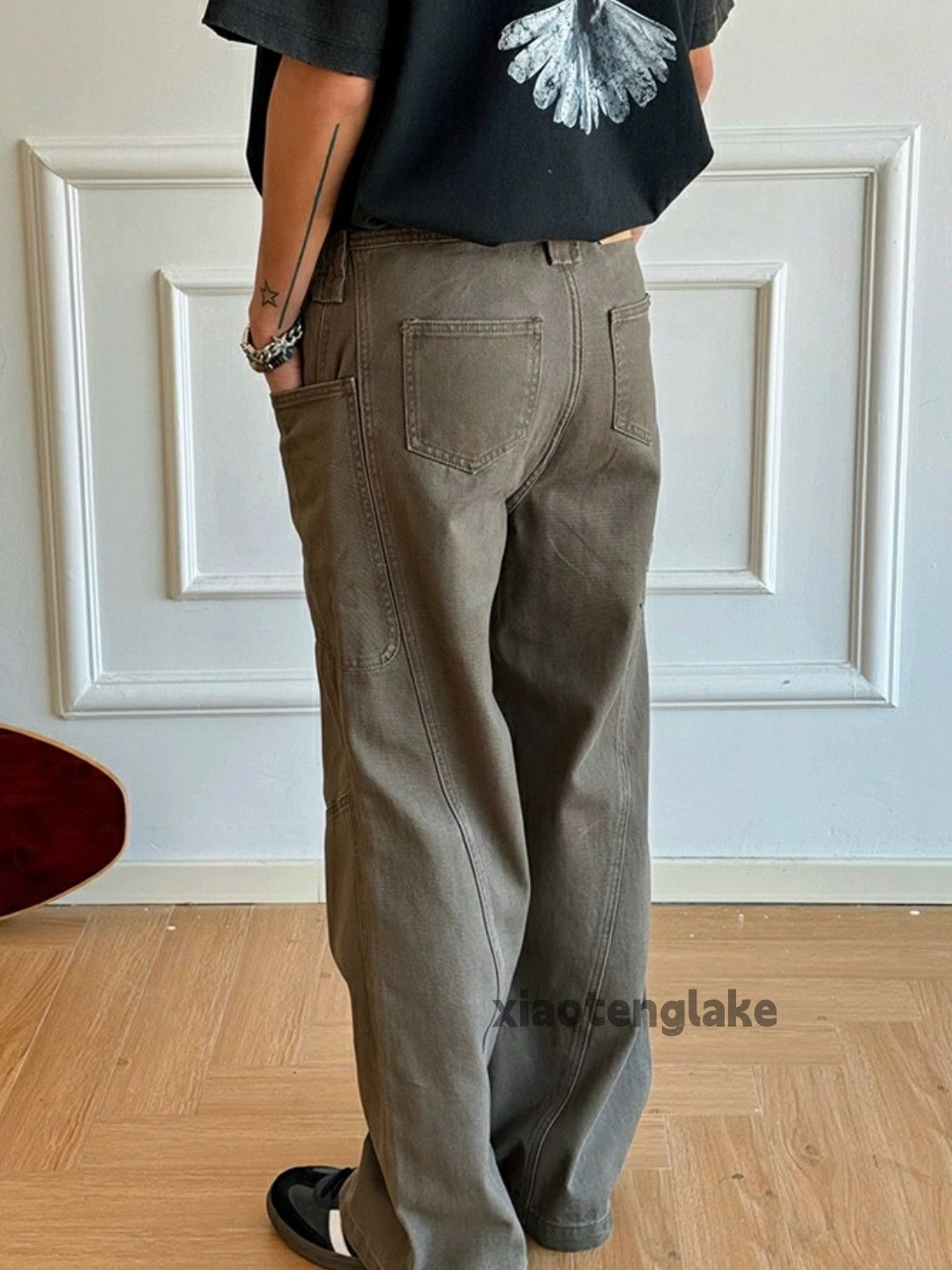 Designer × Japanese Brand × Vintage washed faded utility carpenter workwear cargo pants Size US 32 / EU 48 - 4 Thumbnail