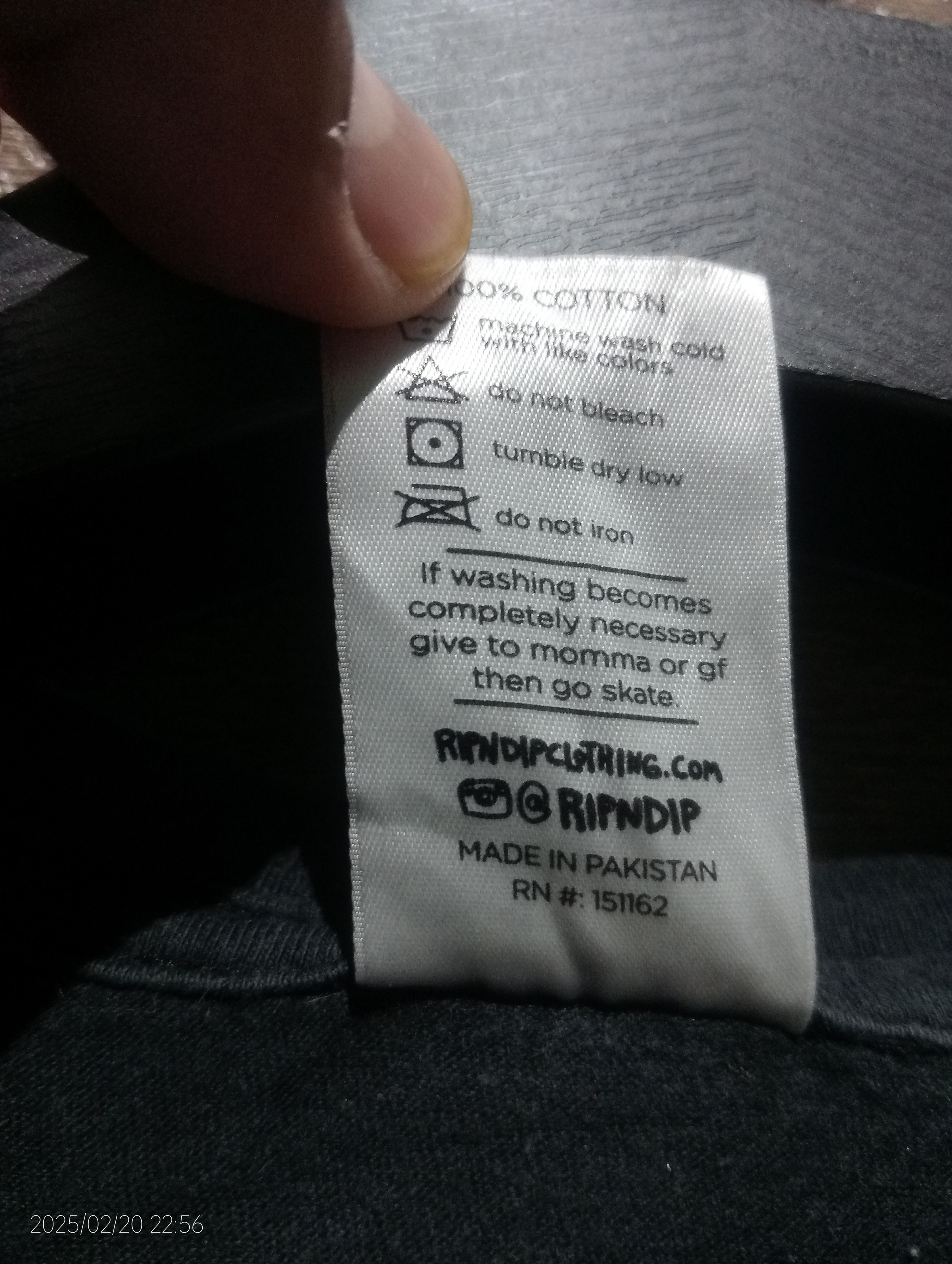 RIPNDIP Vintage Rip N Dip Single Pocket Tee Very Rare Size US XL / EU 56 / 4 - 3 Thumbnail