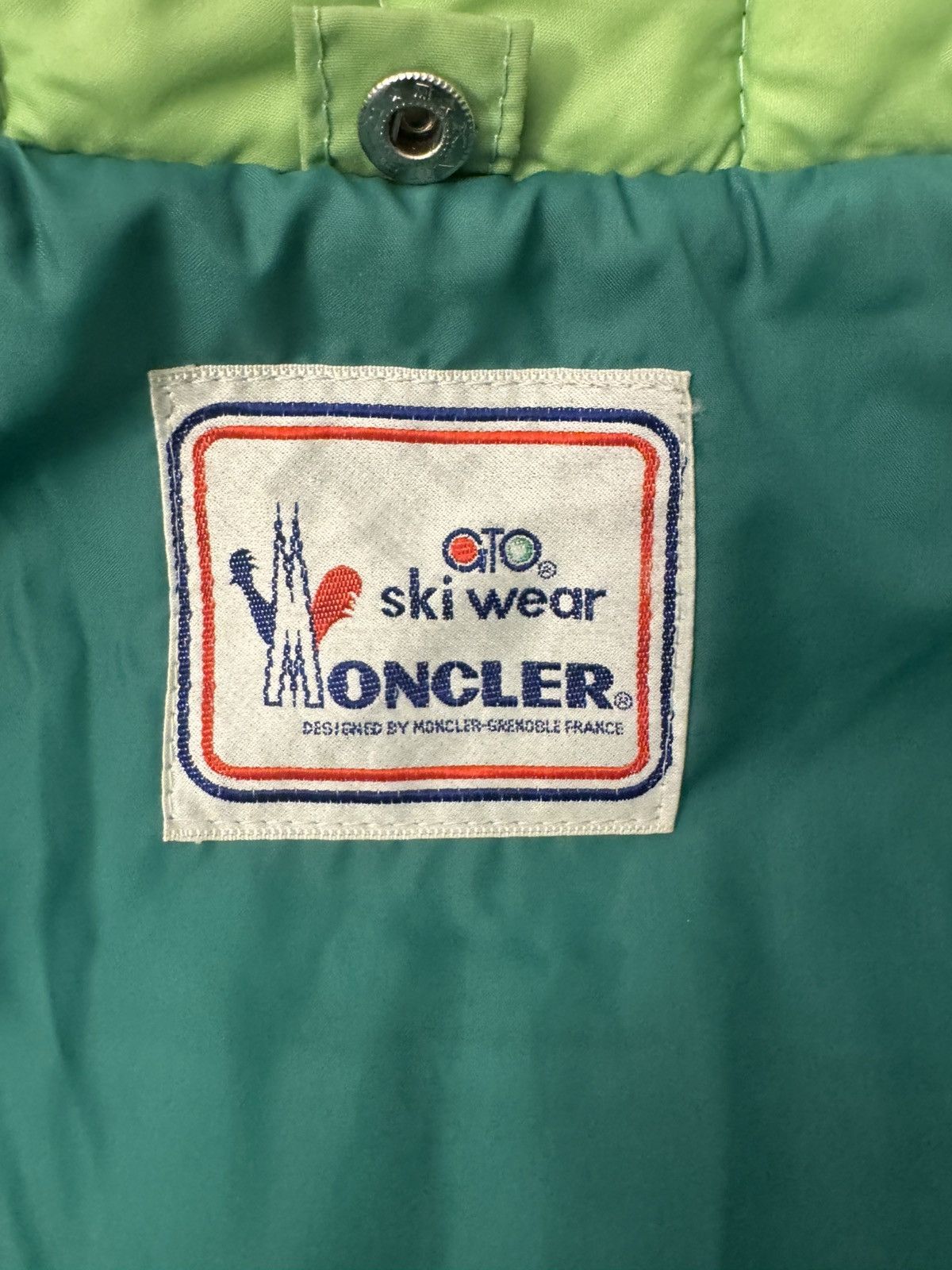 Moncler Monclear Vintage Green Ski Jacket Size M Size US M / EU 48-50 / 2 - 4 Thumbnail