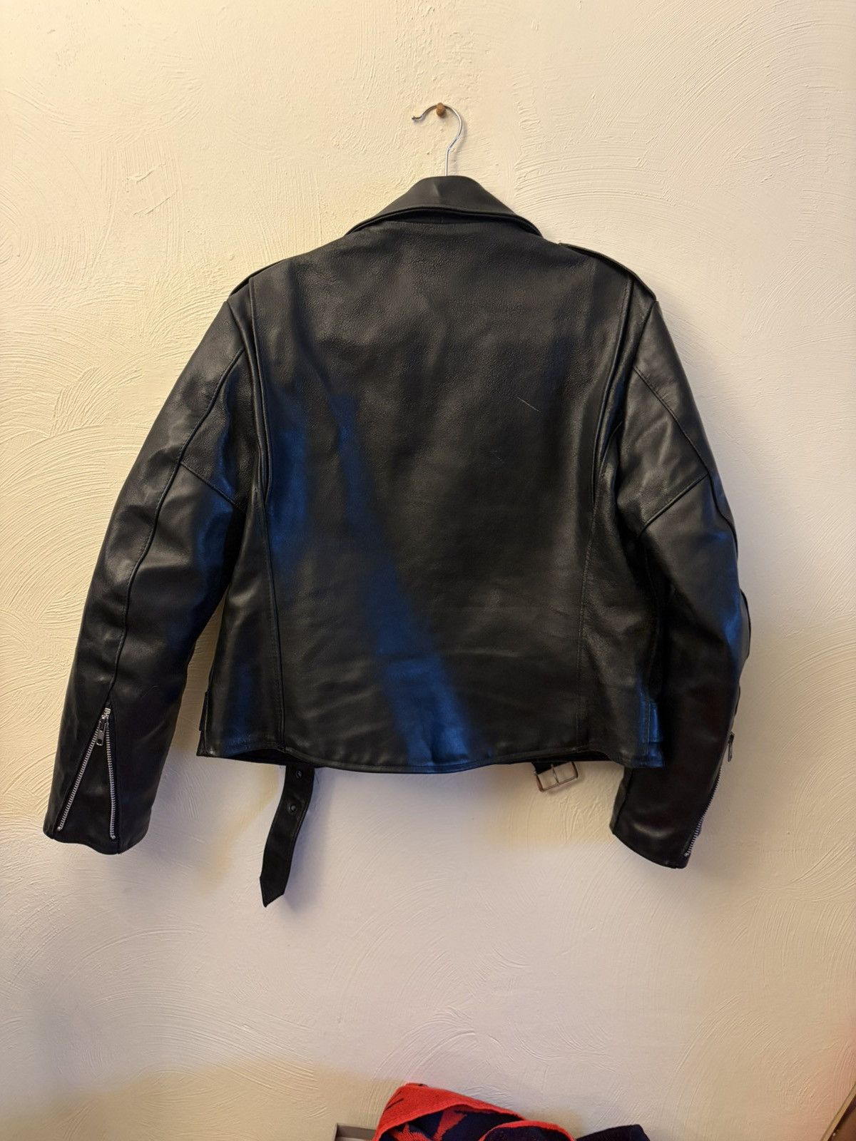 Vintage Sears biker leather jacket