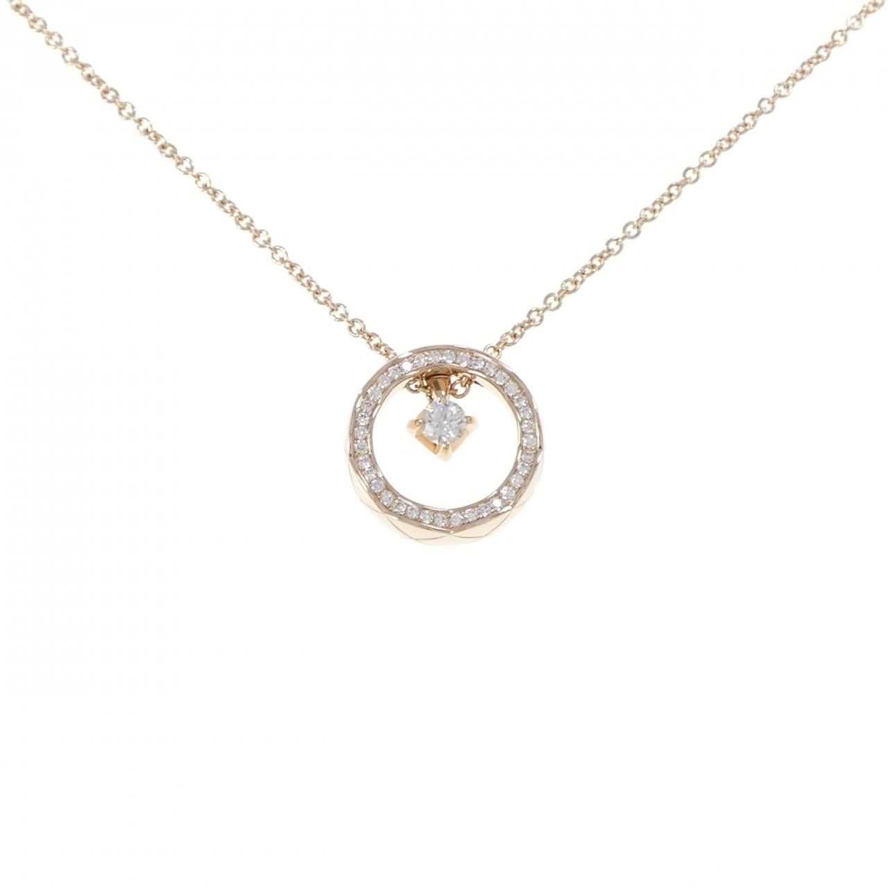 Chanel Chanel Chanel Coco Crush 750 Pink Gold Diamond Necklace Precious Metal Necklace J13215 DUTY FREE for USA Size ONE SIZE - 1 Thumbnail