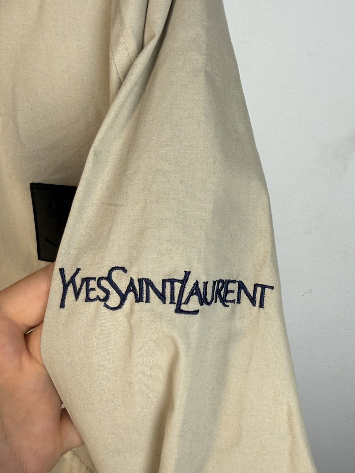 Yves Saint Laurent Spring YSL Anorak Beige Jacket Summer Vintage Yves Saint Size US L / EU 52-54 / 3 - 5 Thumbnail