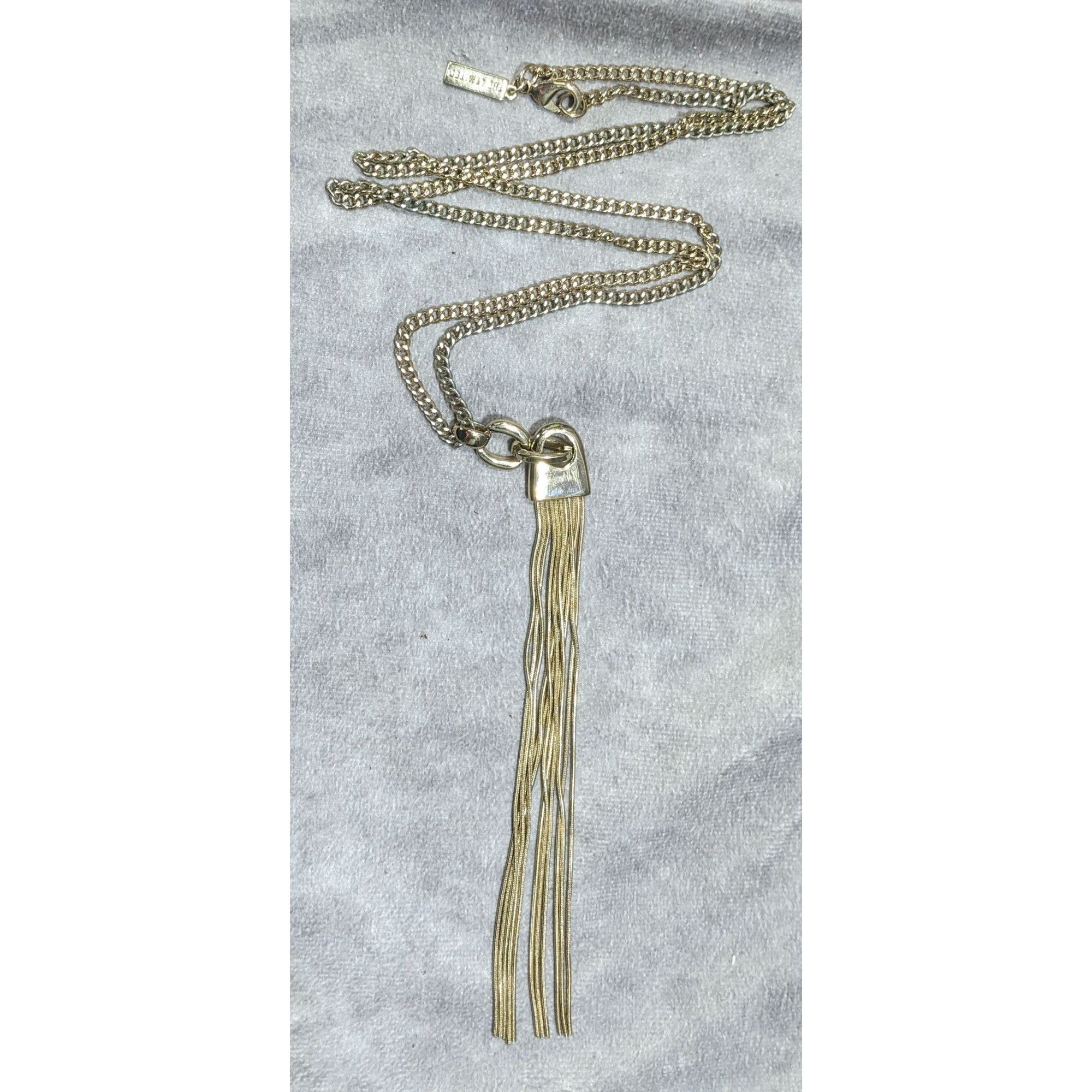 Other The Limited Modern Gold Tone Tassel Necklace Size ONE SIZE - 5 Thumbnail