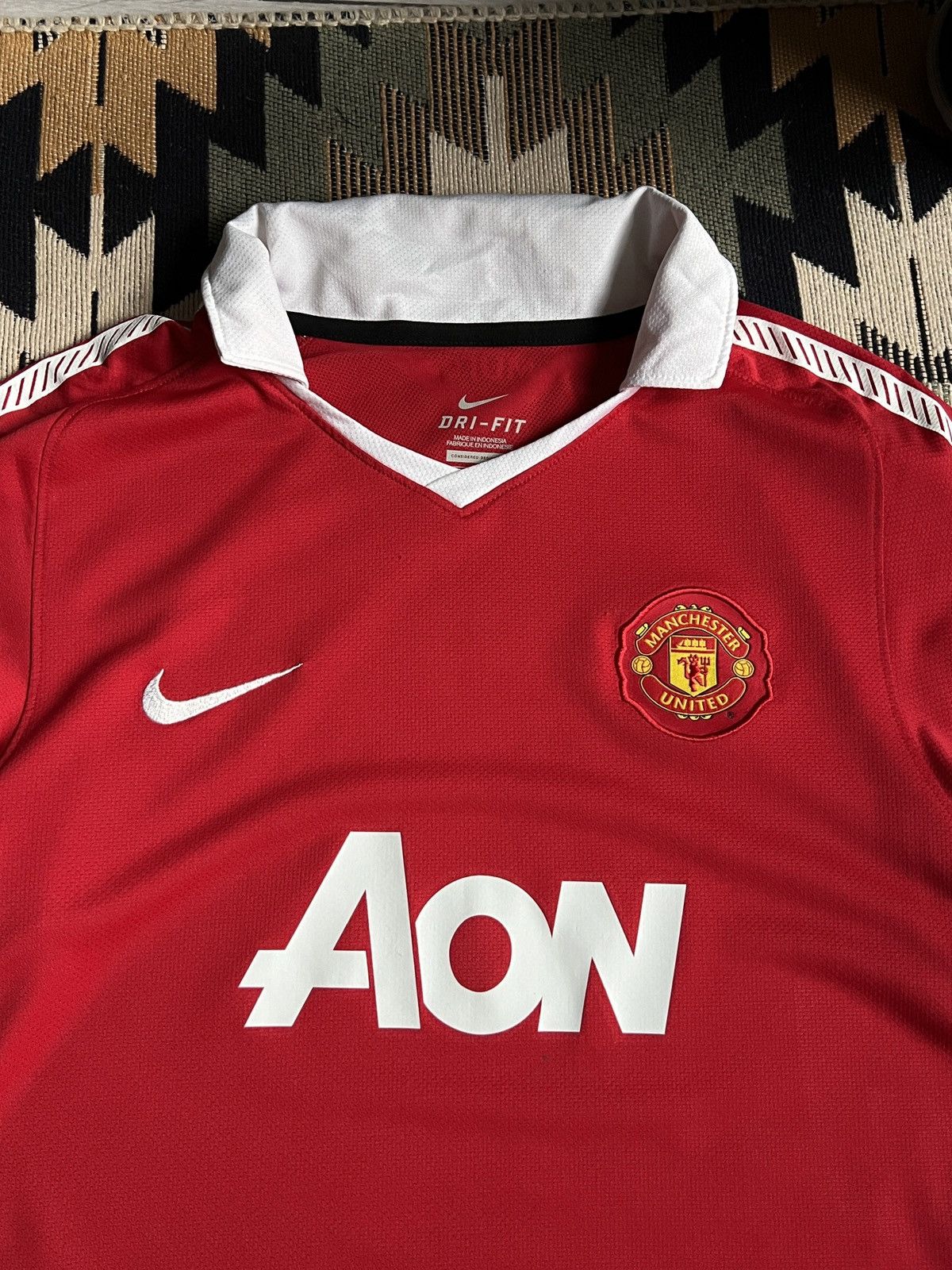 Nike Nike Manchester United 10-11 Home Soccer Jersey Size US S / EU 44-46 / 1 - 9 Thumbnail