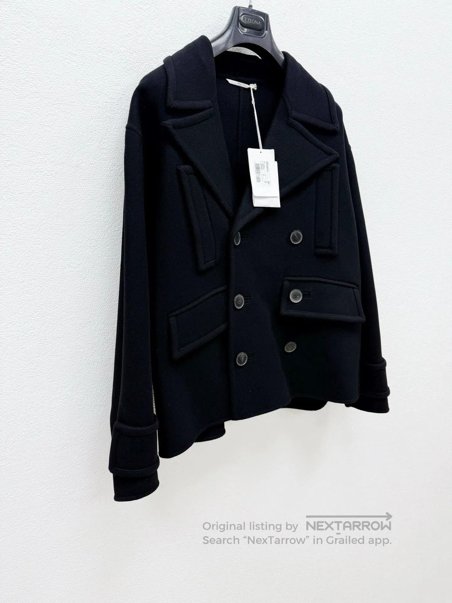Valentino VALENTINO Wool Double-Breasted Coat. Size US XS / EU 42 / 0 - 3 Thumbnail