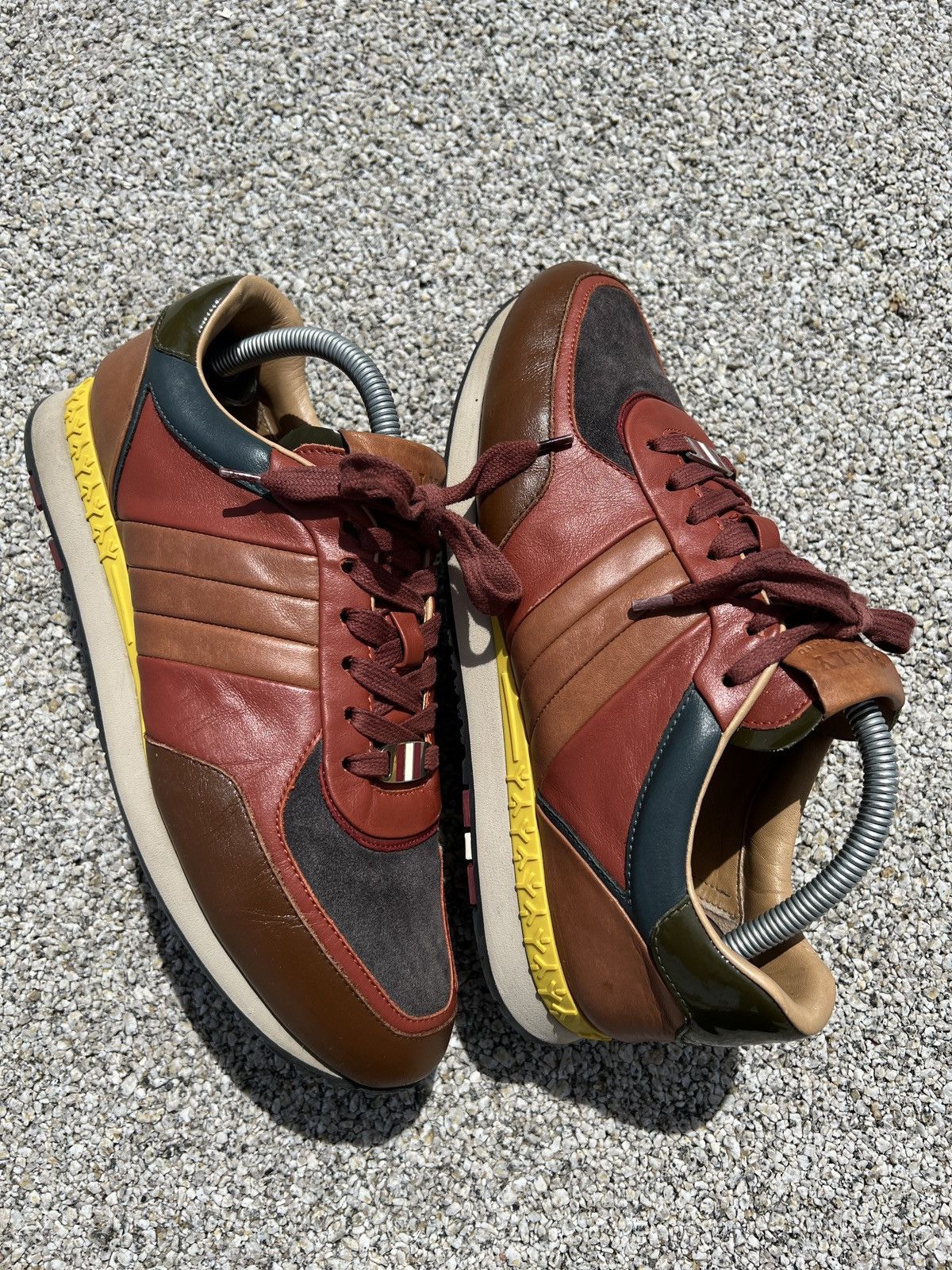 Bally Leather Luxury Bally Ascar sneakers shoes leather Grailed